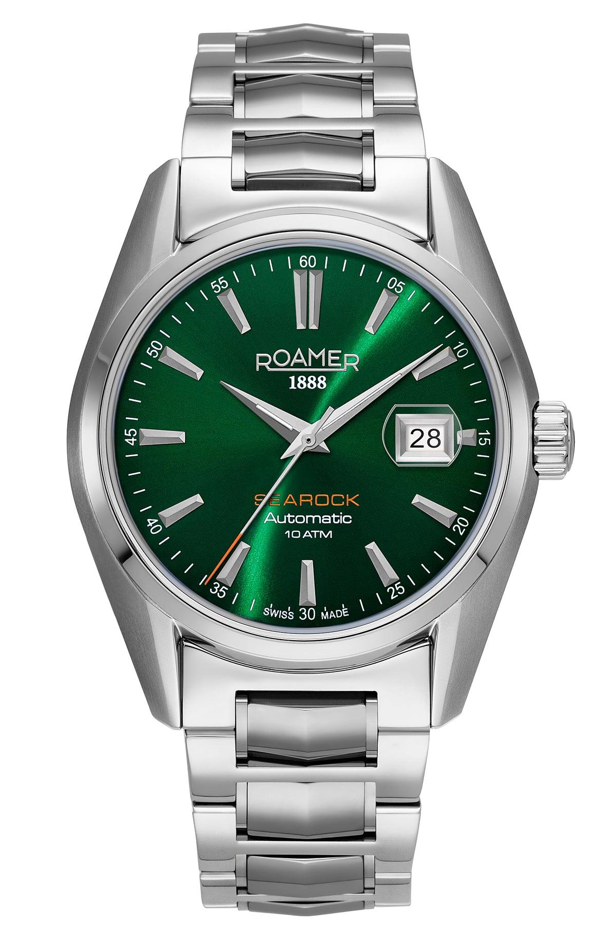 Roamer Men's Searock Automatic Stainless Steel Watch 210665 41 75 20