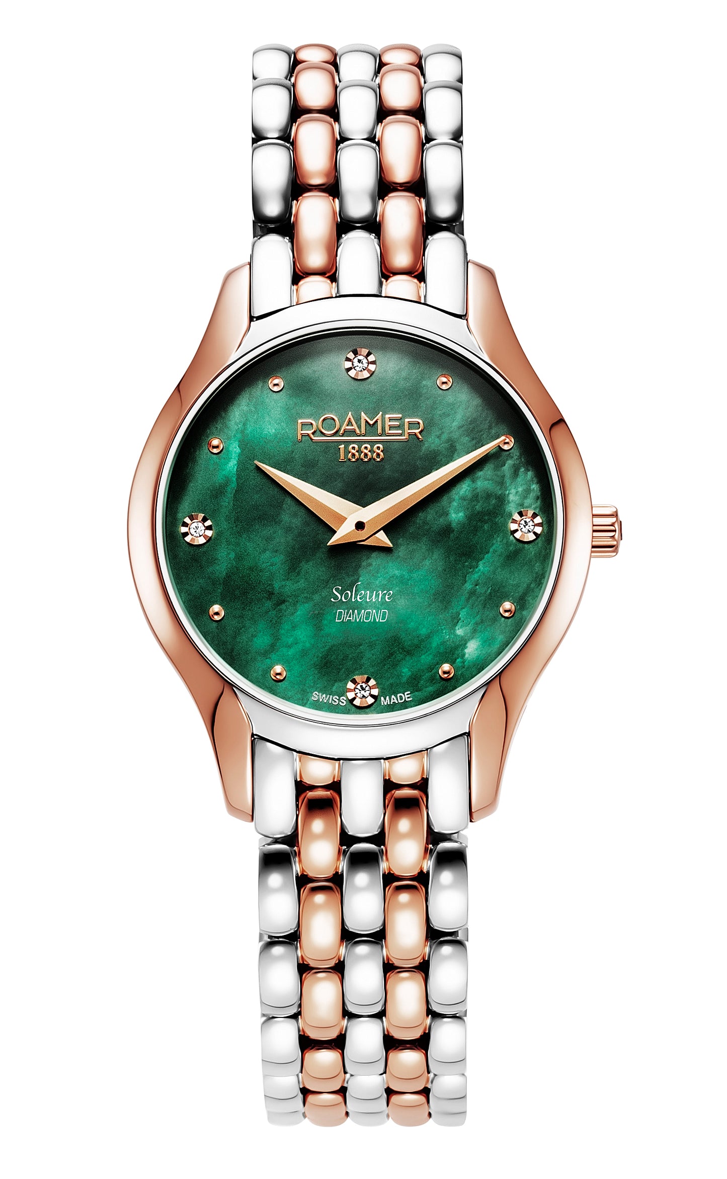 Roamer - 547857 49 75 50 - SOLEURE DIAMOND Quartz Stainless Steel watch for Women