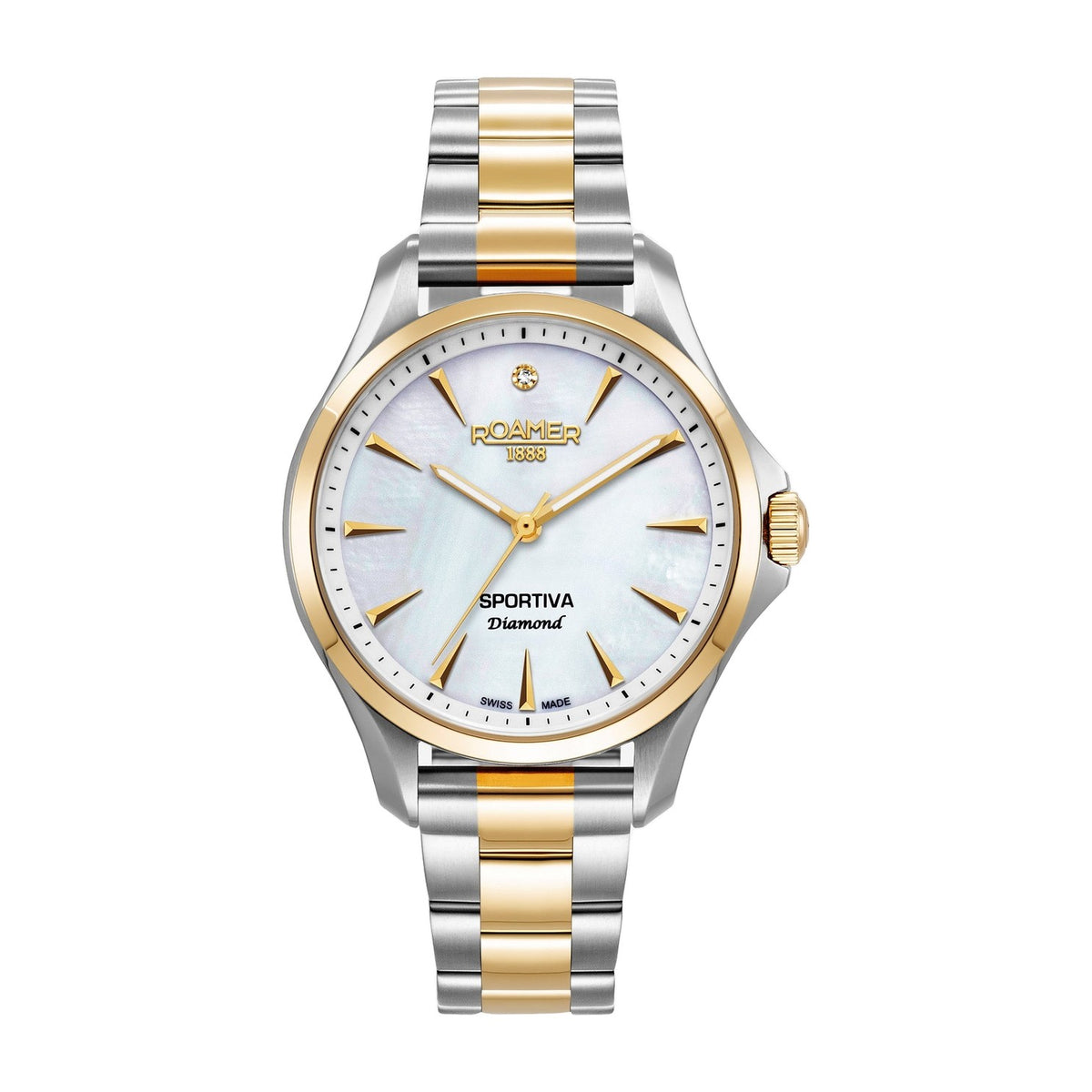 Roamer Women's Sportivo Diamond Quartz Watch 865847 47 20 50 - Nizam Watch House