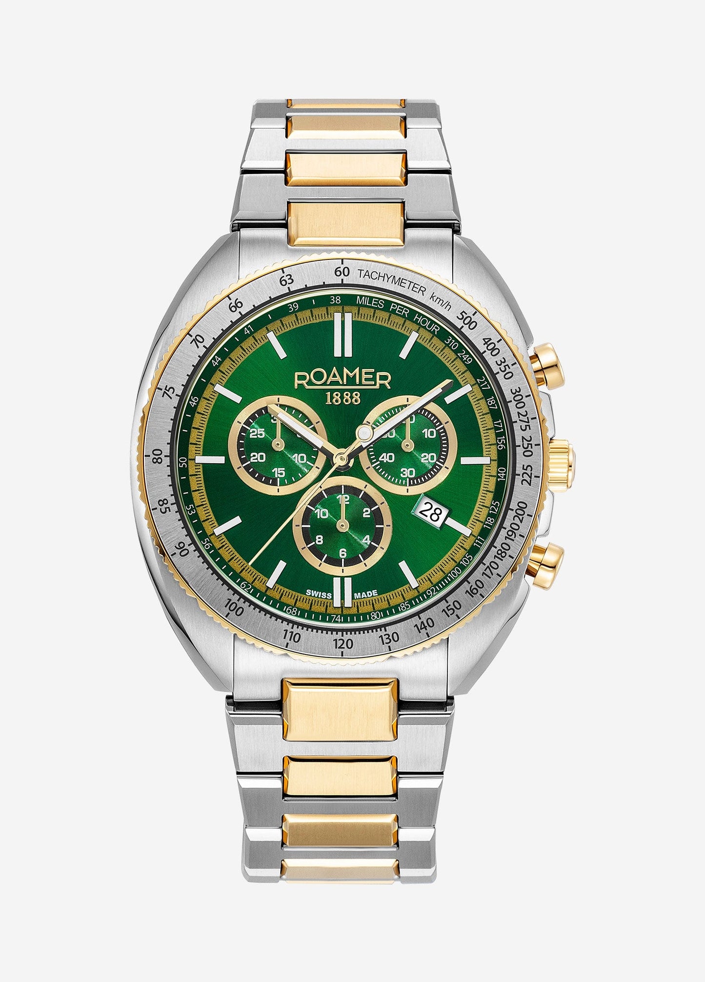 Roamer - 868837 47 75 70 - POWER CHRONO Stainless Steel Watch For Men's