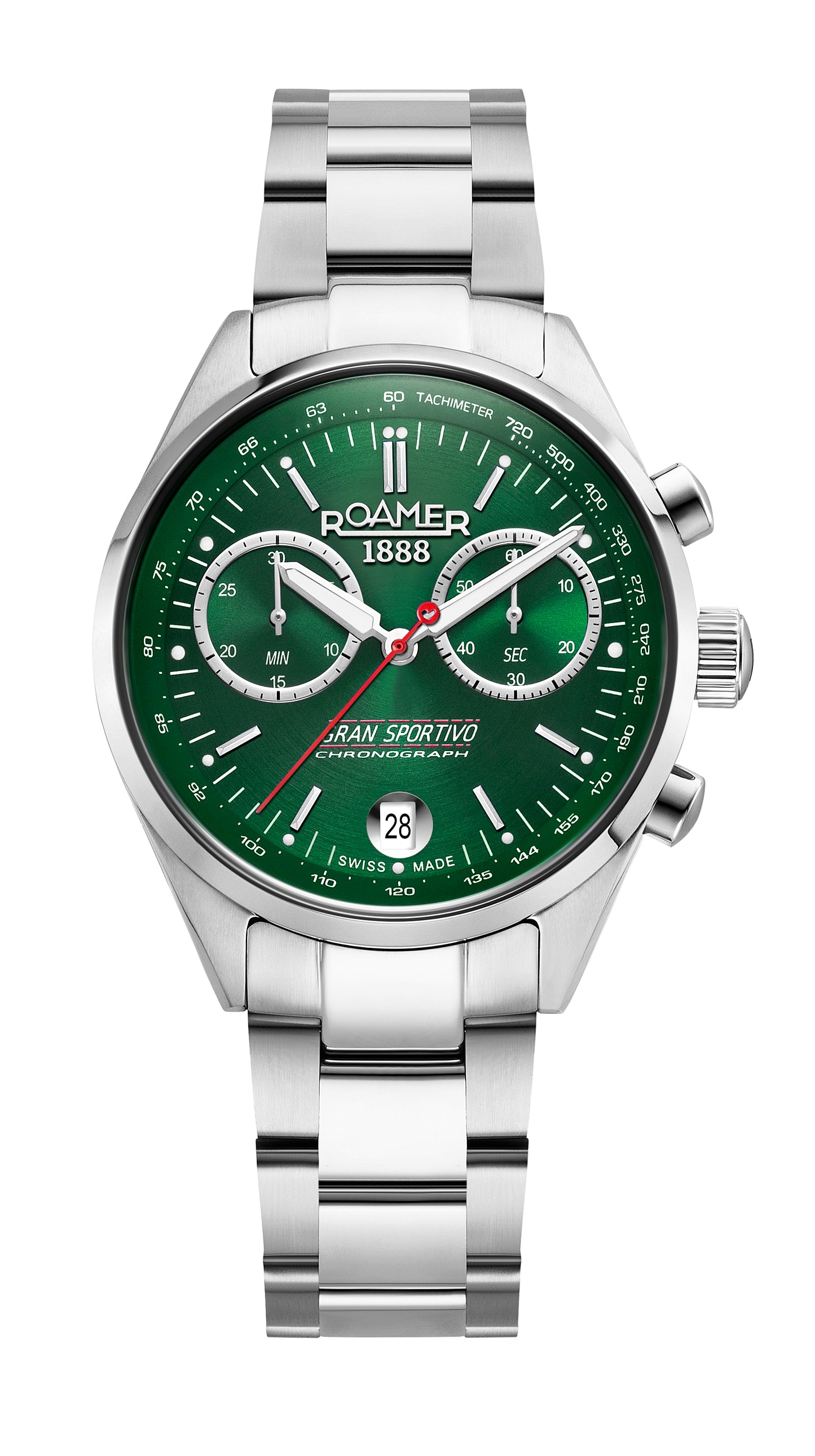 Roamer - 978818 41 75 20 - GRAN SPORTIVO Stainless Steel Watch Set For Men's