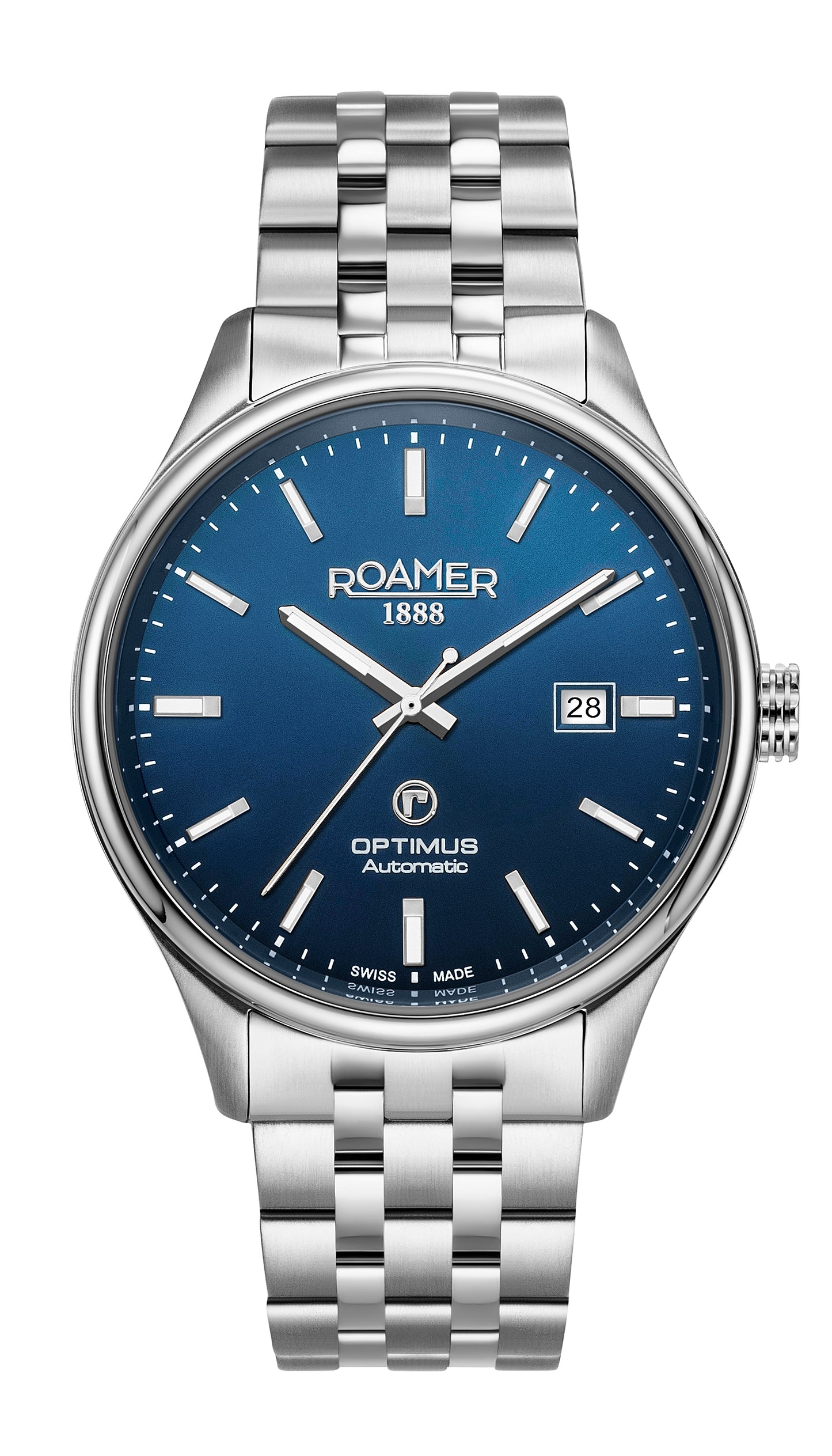 Roamer - 983983 41 45 50 - Optimus Automatic Stainless Steel Watch for Men's