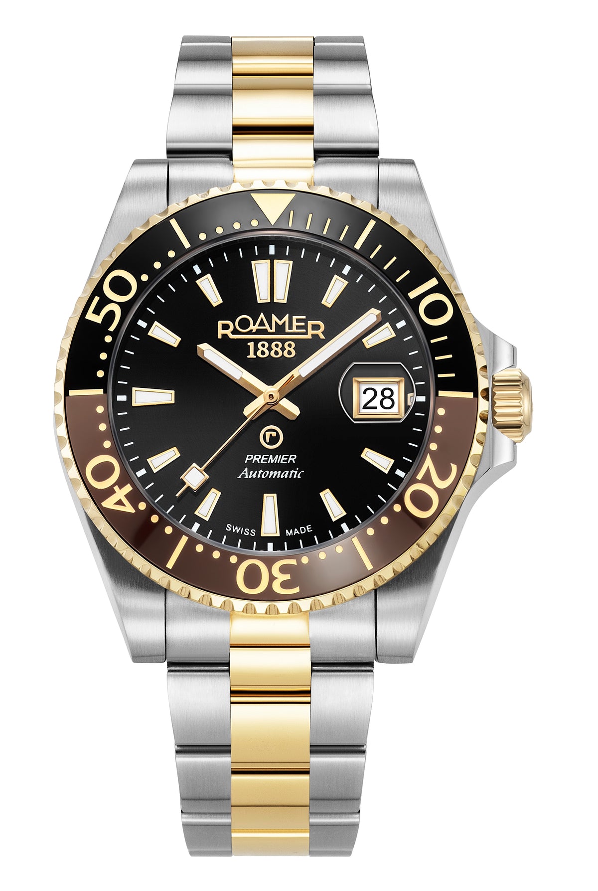 Roamer Men's Premier Automatic Stainless Steel Watch 986983 47 85 20