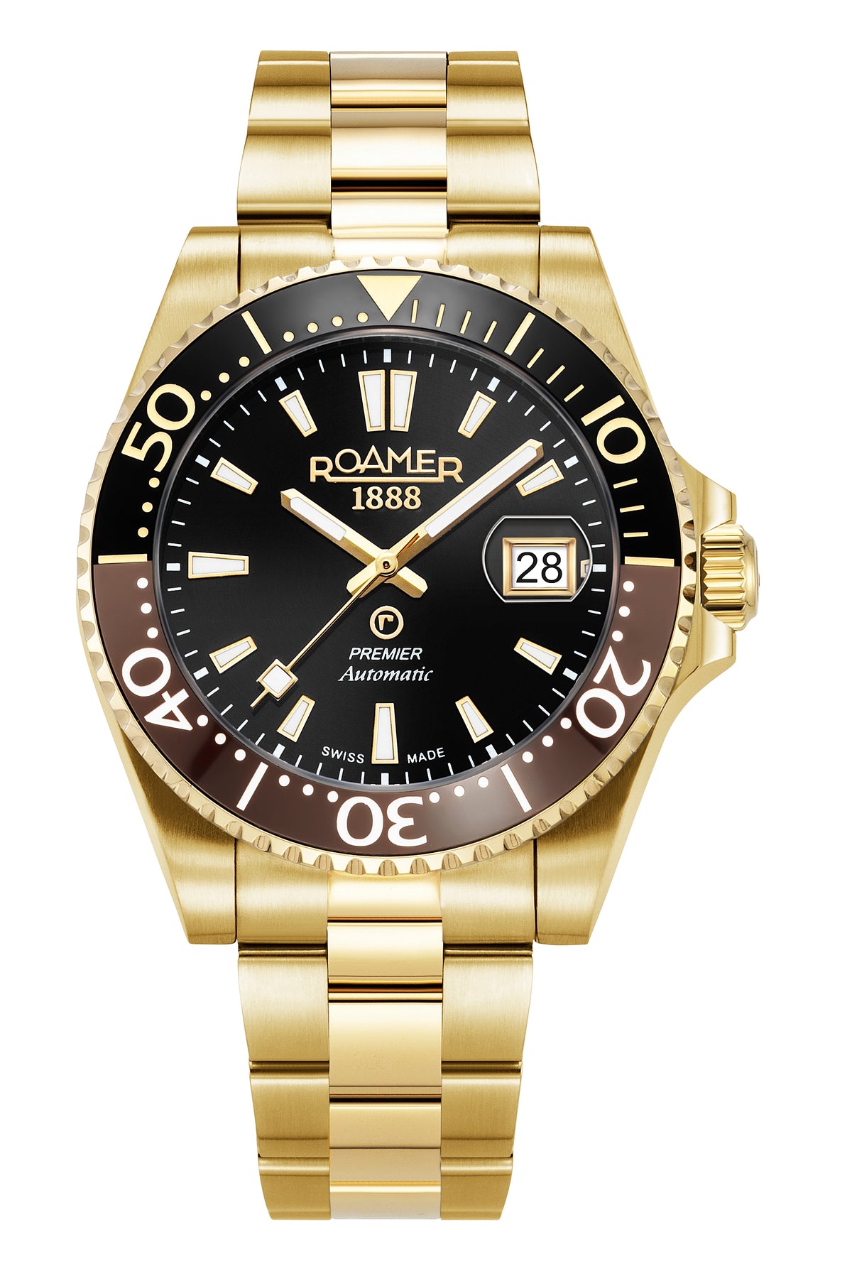 Roamer Men's Premier Automatic Stainless Steel Watch 986983 48 85 20