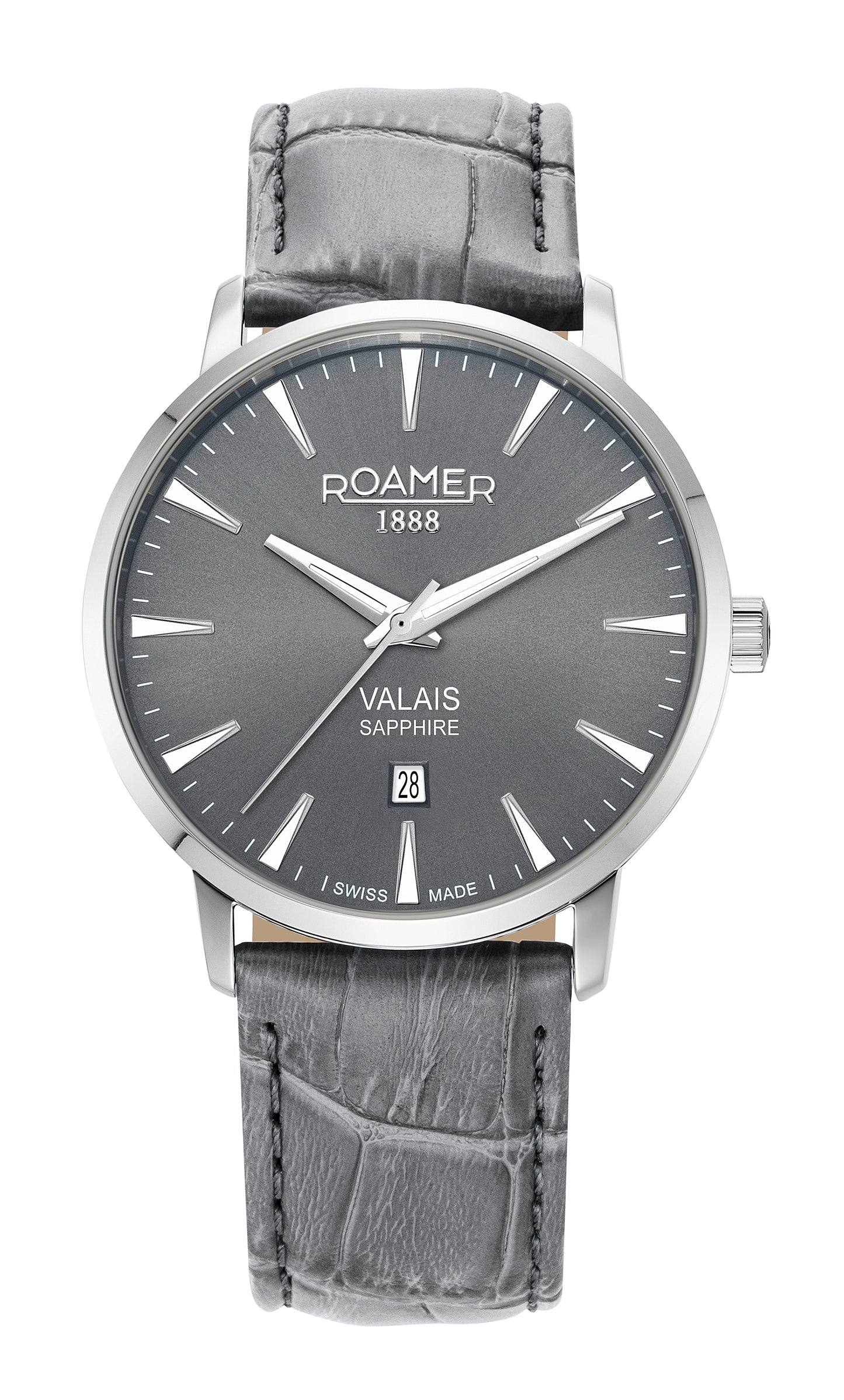 Roamer -988833 41 55 05 - VALAIS Leather Straps Quartz Watch Set for Men's