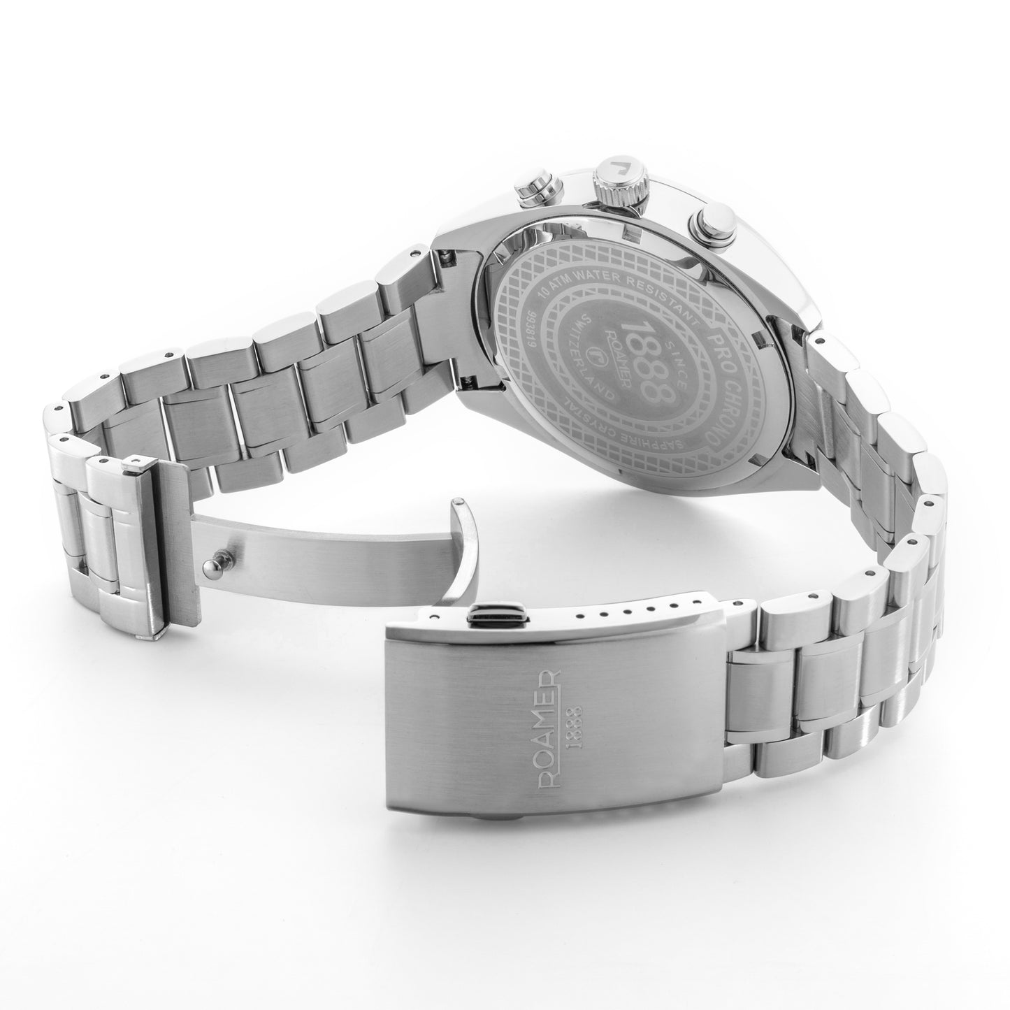 Roamer - 993819 41 85 20 - PRO CHRON Stainless Steel Watch For Men's