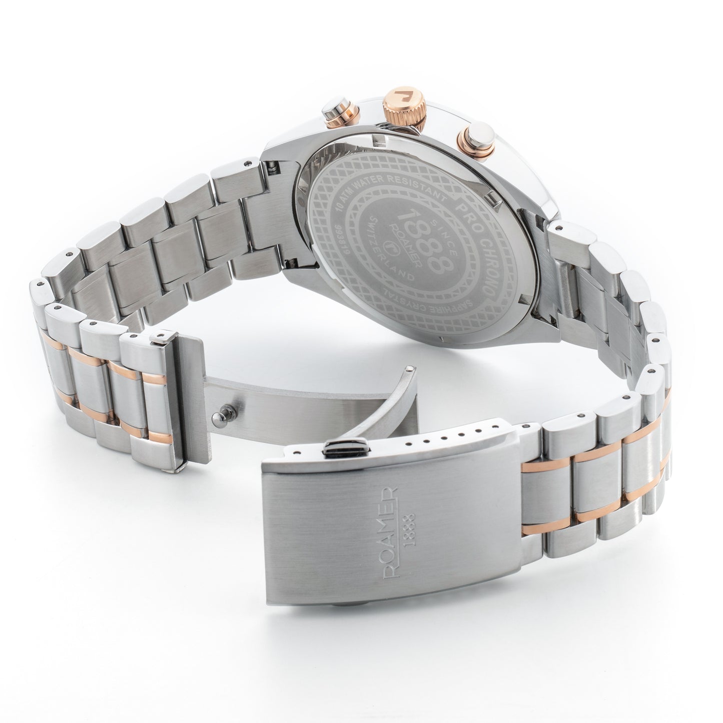 Roamer - 993819 47 45 20 - PRO CHRON Stainless Steel Watch For Men's