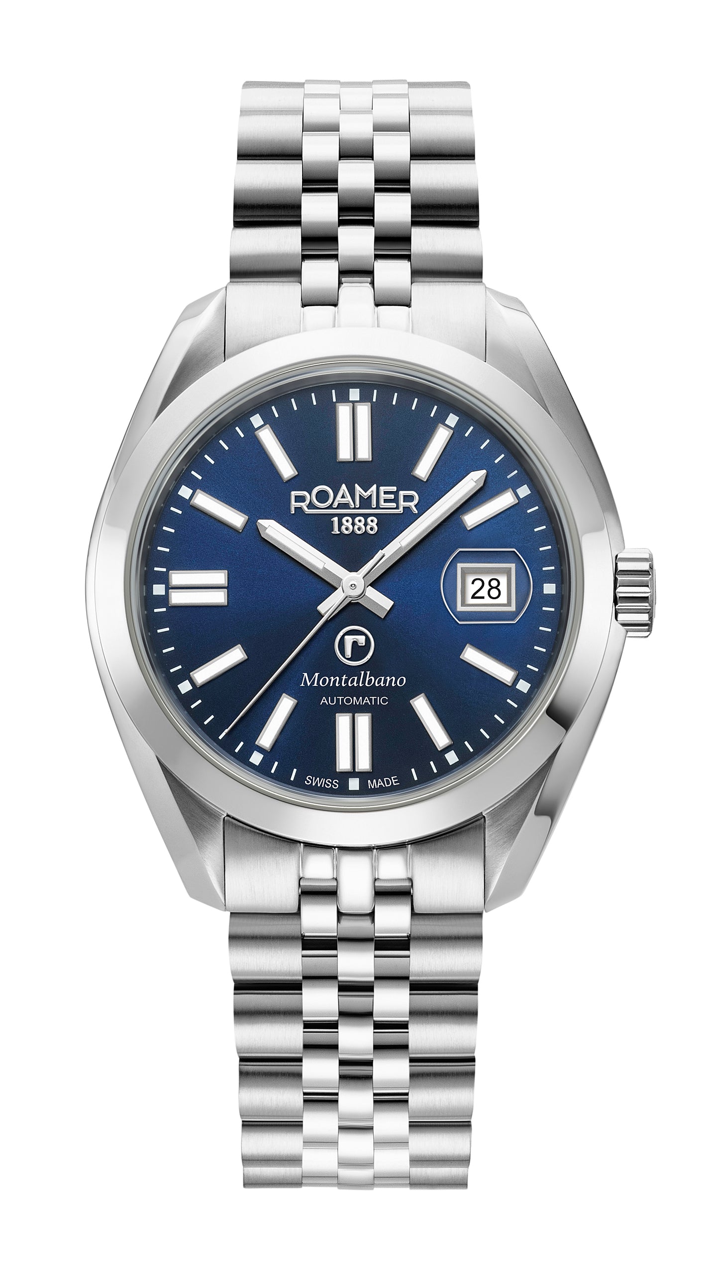 Roamer - 996983 41 45 20 - MONTALBANO Automatic Stainless Steel Watch for Men's