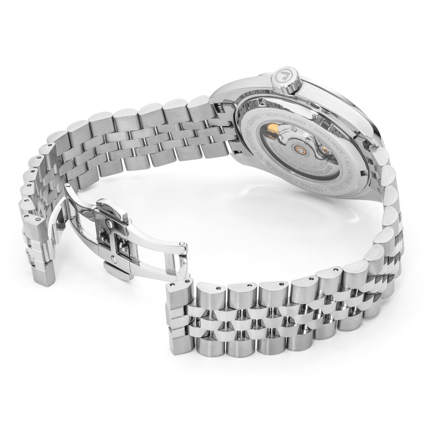 Roamer - 996983 41 45 20 - MONTALBANO Automatic Stainless Steel Watch for Men's