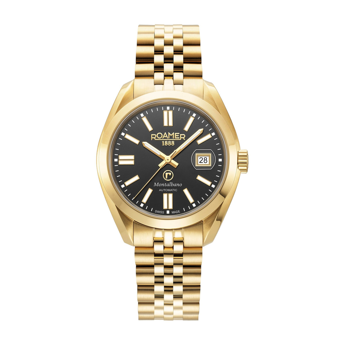 Roamer Men's Montalbano Automatic Stainless Steel Watch 996983 46 85 20 - Nizam Watch House
