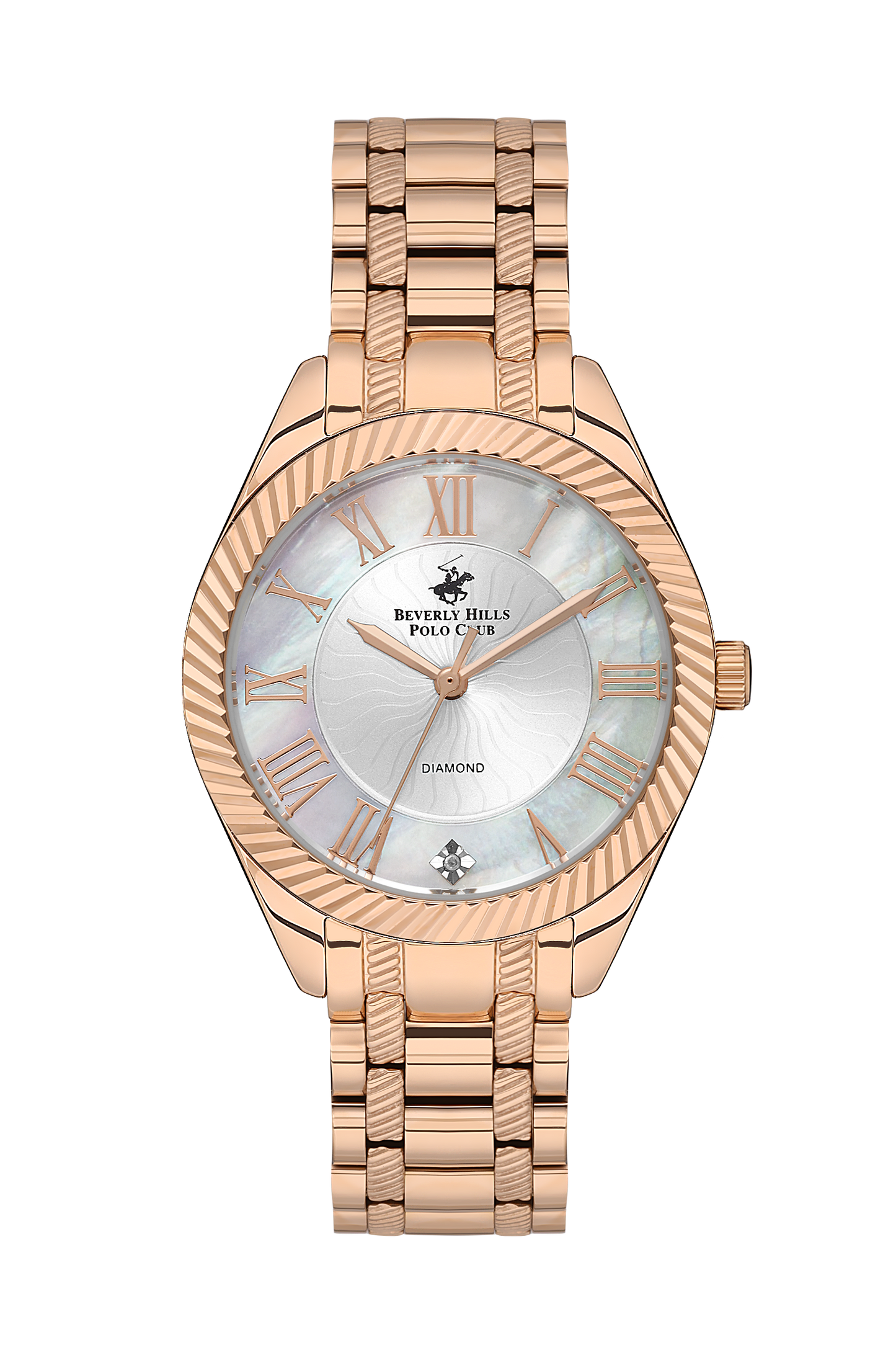 BHPC - BP3571C.420 - Ladies 3 Hands Glass Diamond