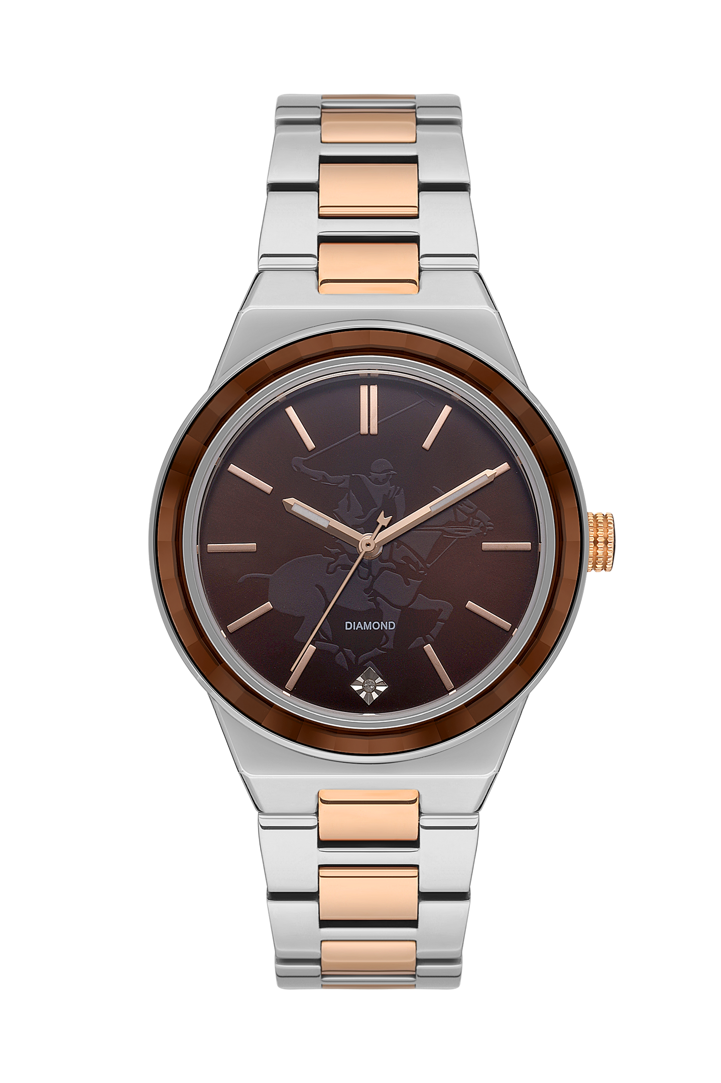 BHPC - BP3584X.540 - Ladies 3 Hands Glass Diamond