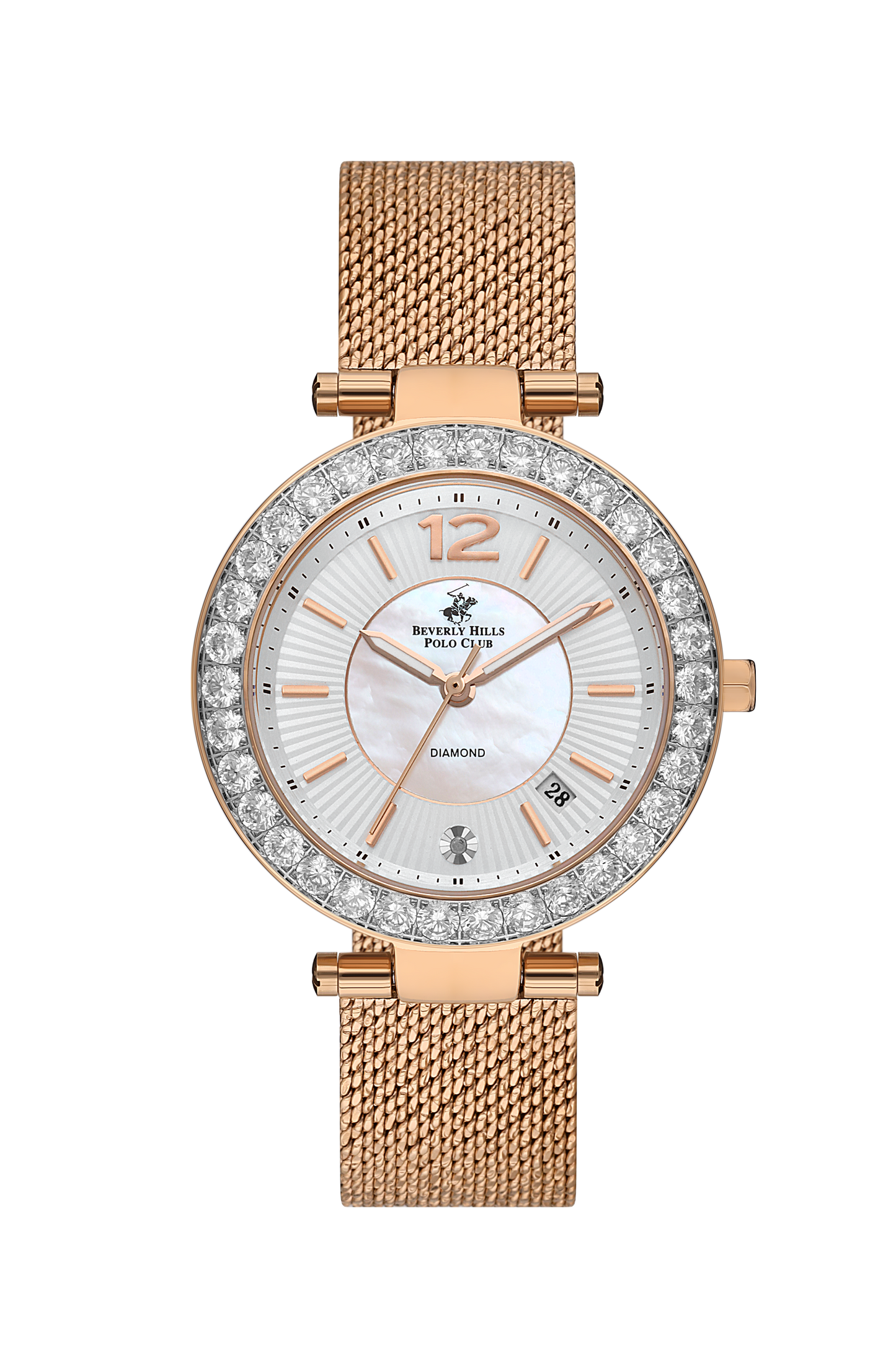 BHPC - BP3589C.420 - Ladies 3 Hands Glass Diamond