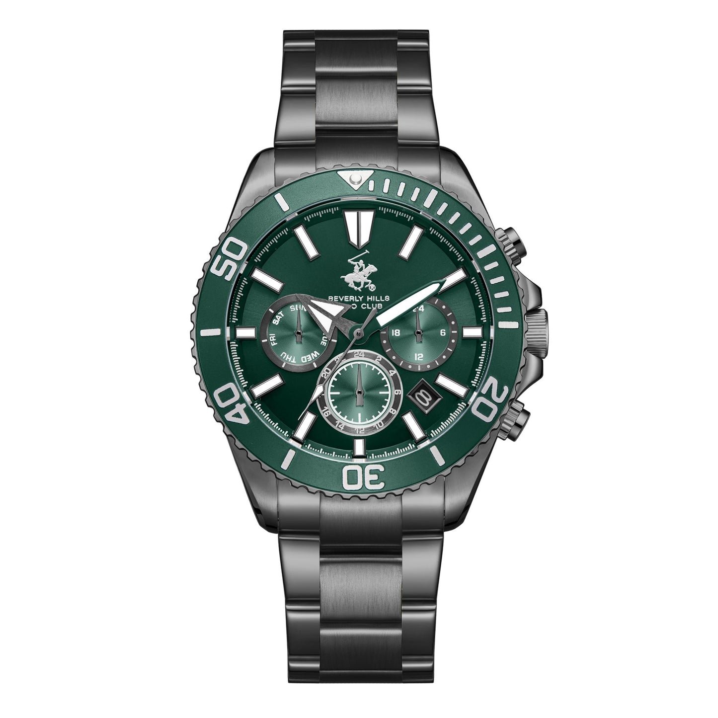 BHPC-BP3721X.070 - Stainless Steel Multifunction Watch For Men