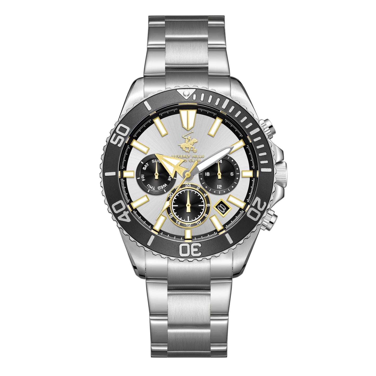 BHPC-BP3721X.330 - Stainless Steel Multifunction Watch For Men