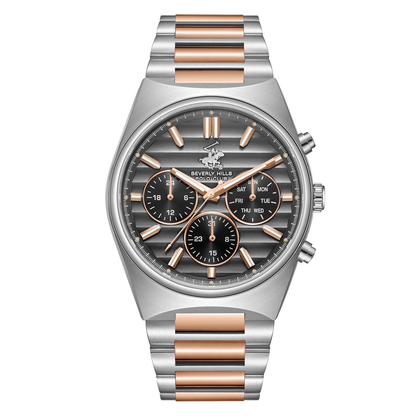 BHPC-BP3744X.360 - Stainless Steel Multifunction Watch For Men