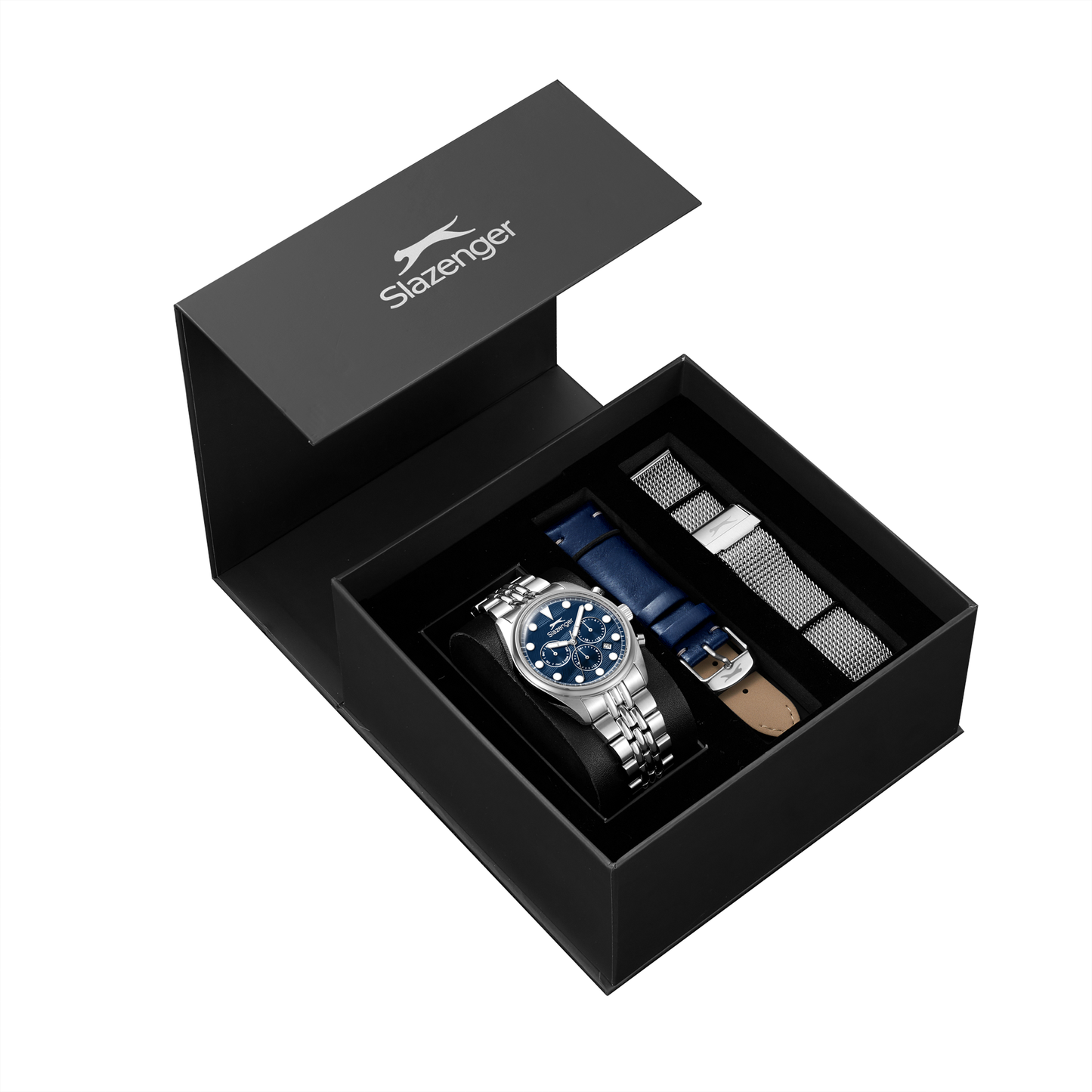 Slazenger Men's Stainless Steel Dark Blue Watch SL.9.2652.2.390