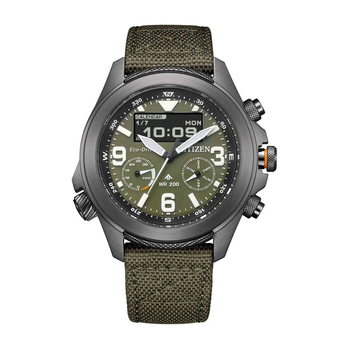 Citizen - JV1005-02W -Eco drive Pro Master Watch For Men - Nizam Watch House