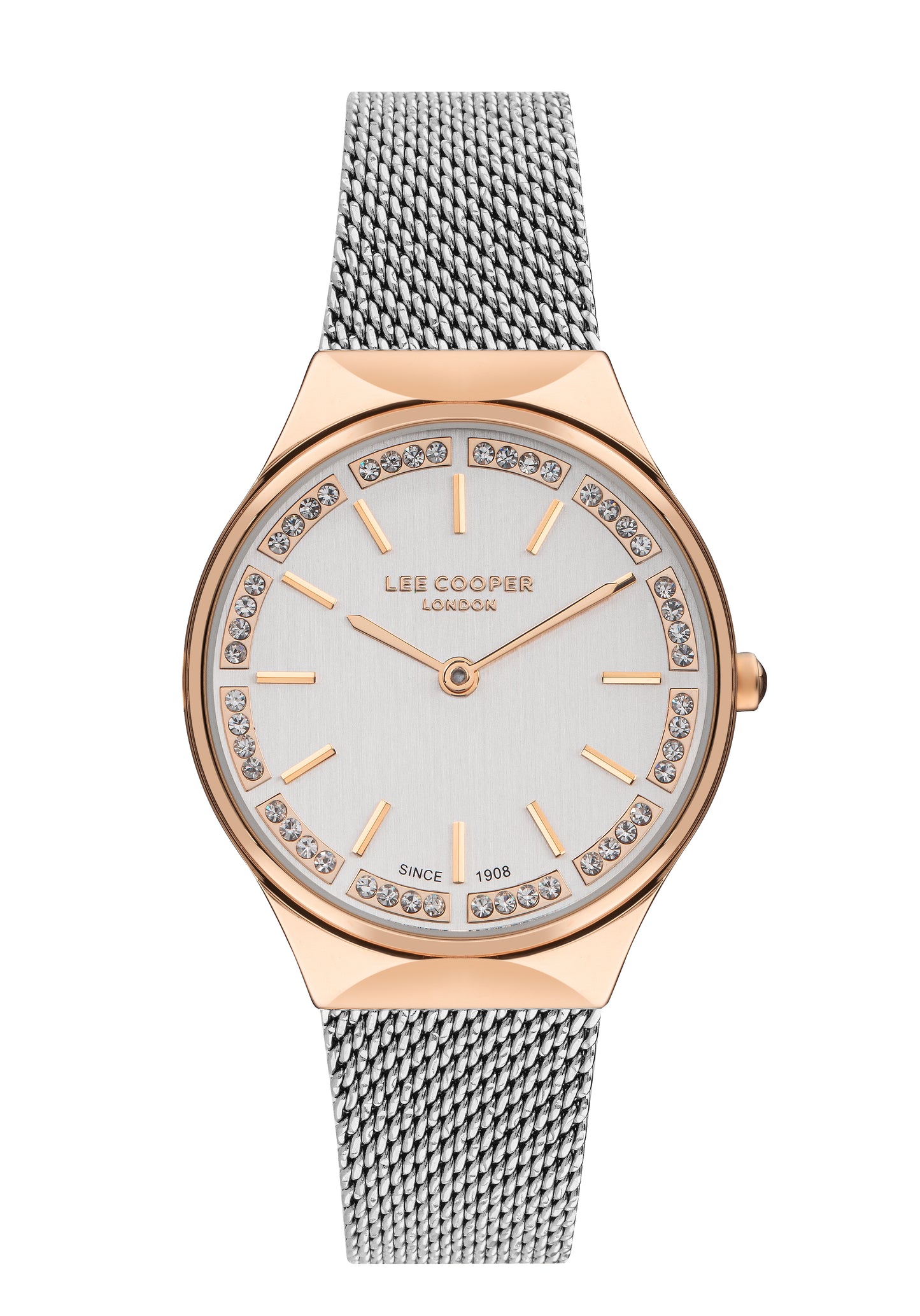 Lee Cooper - LC07862.530 - Women's Super Metal Rose Gold Mesh Watch