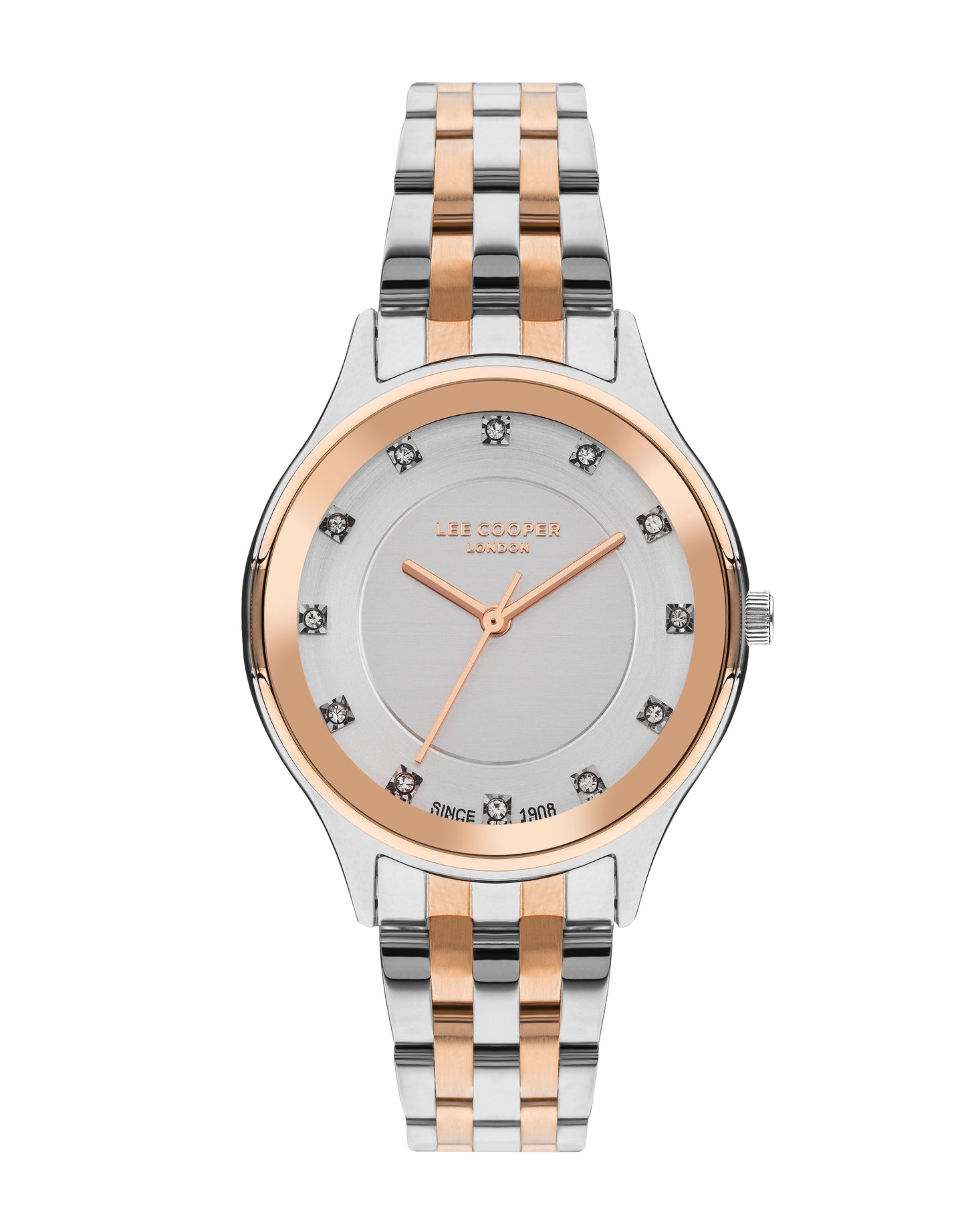 Lee Cooper - LC07867.530 - Women's Super Silver/Rose Gold Watch