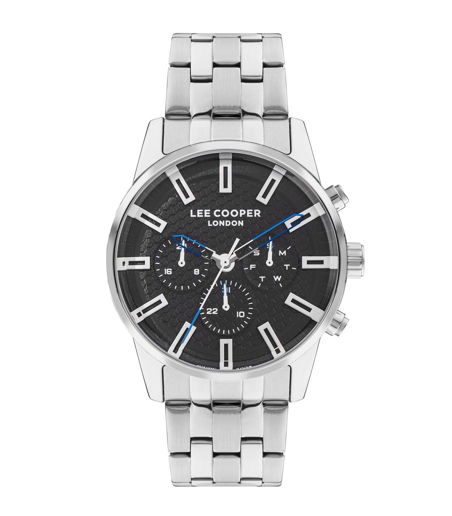 Lee Cooper - LC07879.350 - Men's Super Metal Silver Multifunction Watch