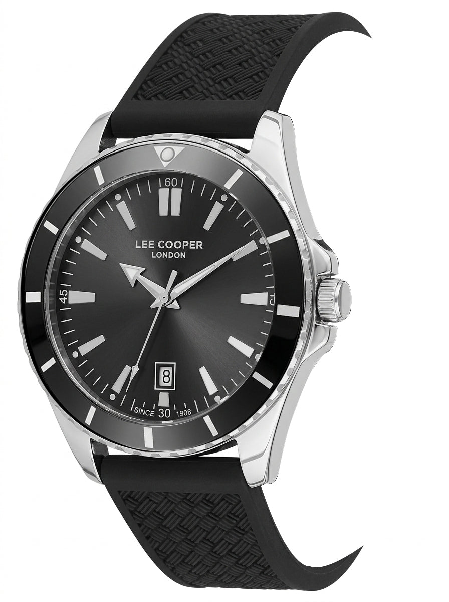 Lee Cooper Men's Super Metal Black Watch LC08257.351