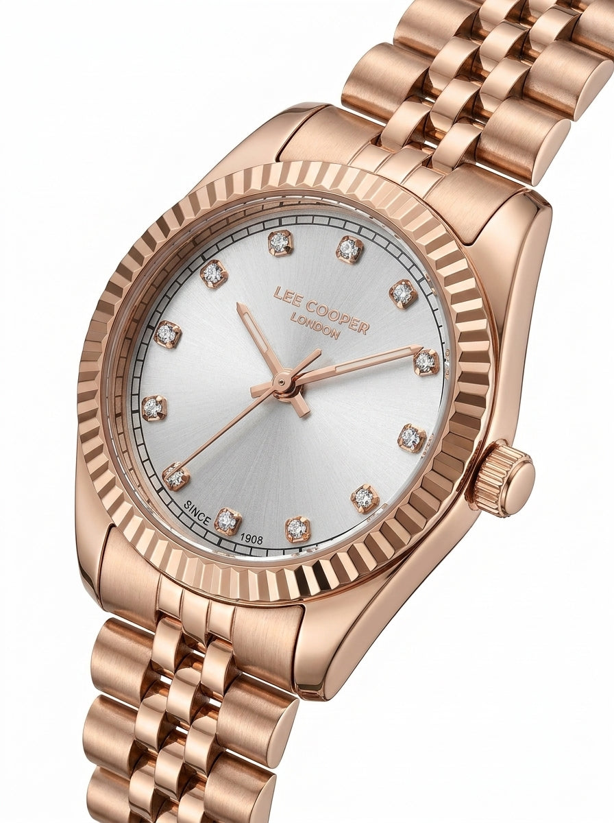 Lee Cooper Women's Super Metal Silver/gold Watch LC08400.430