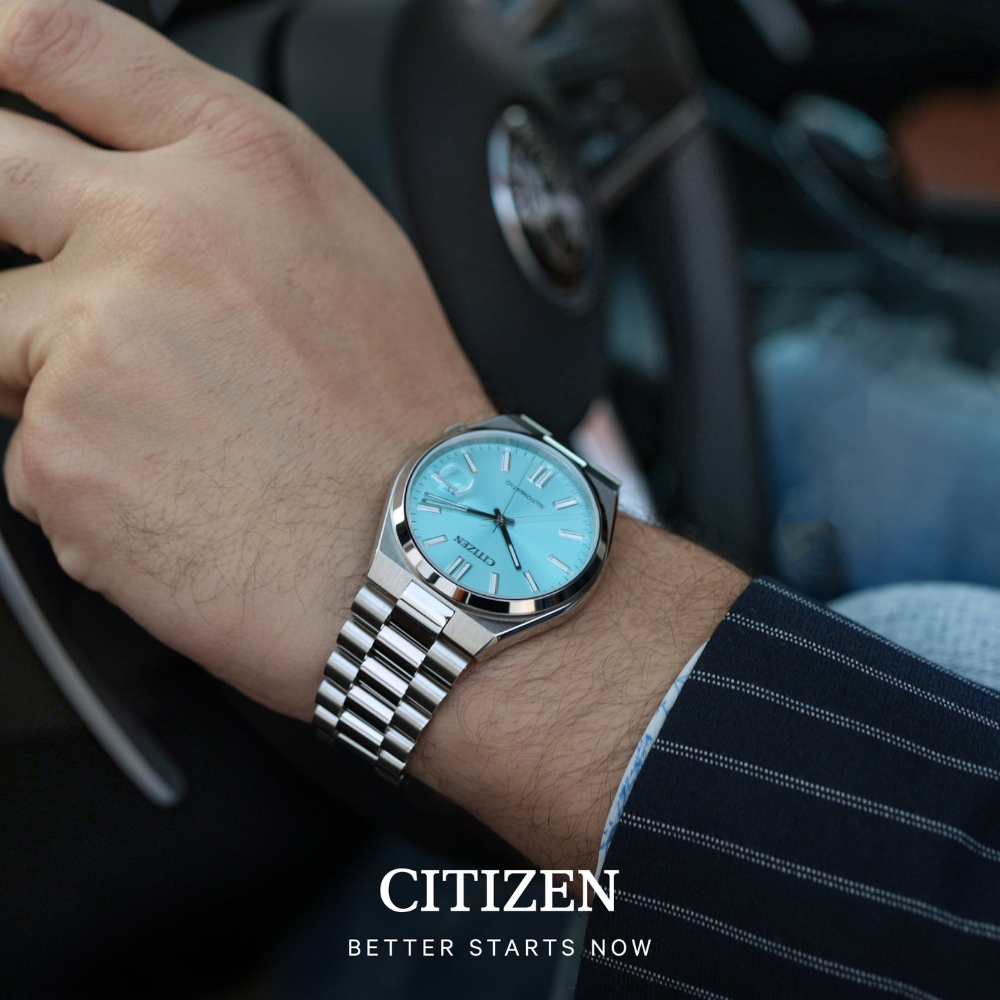 Citizen -TSUYOSA NJ0151-88M - Mechanical Stainless Steel Watch For Men