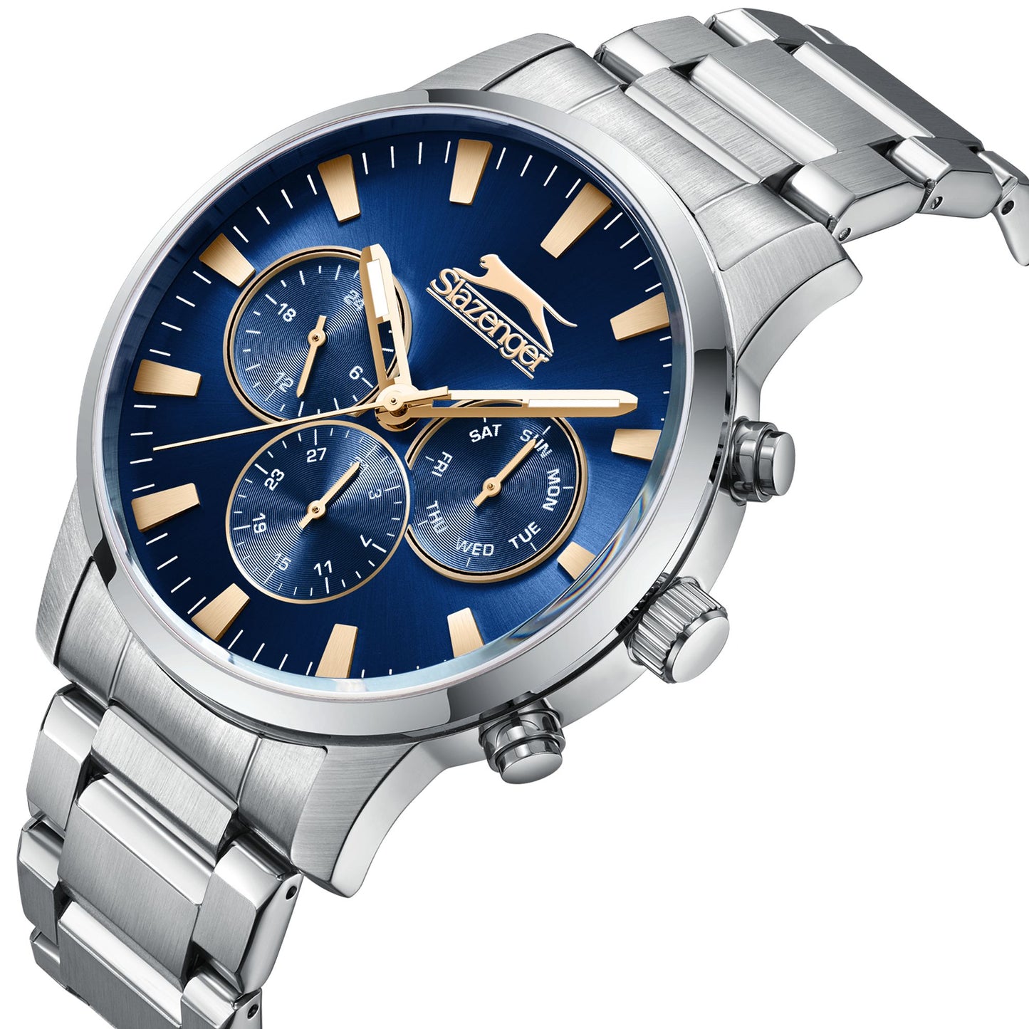 Slazenger - SL.9.2356.2.02 - Stainless Steel Multifunction Watch For Men's