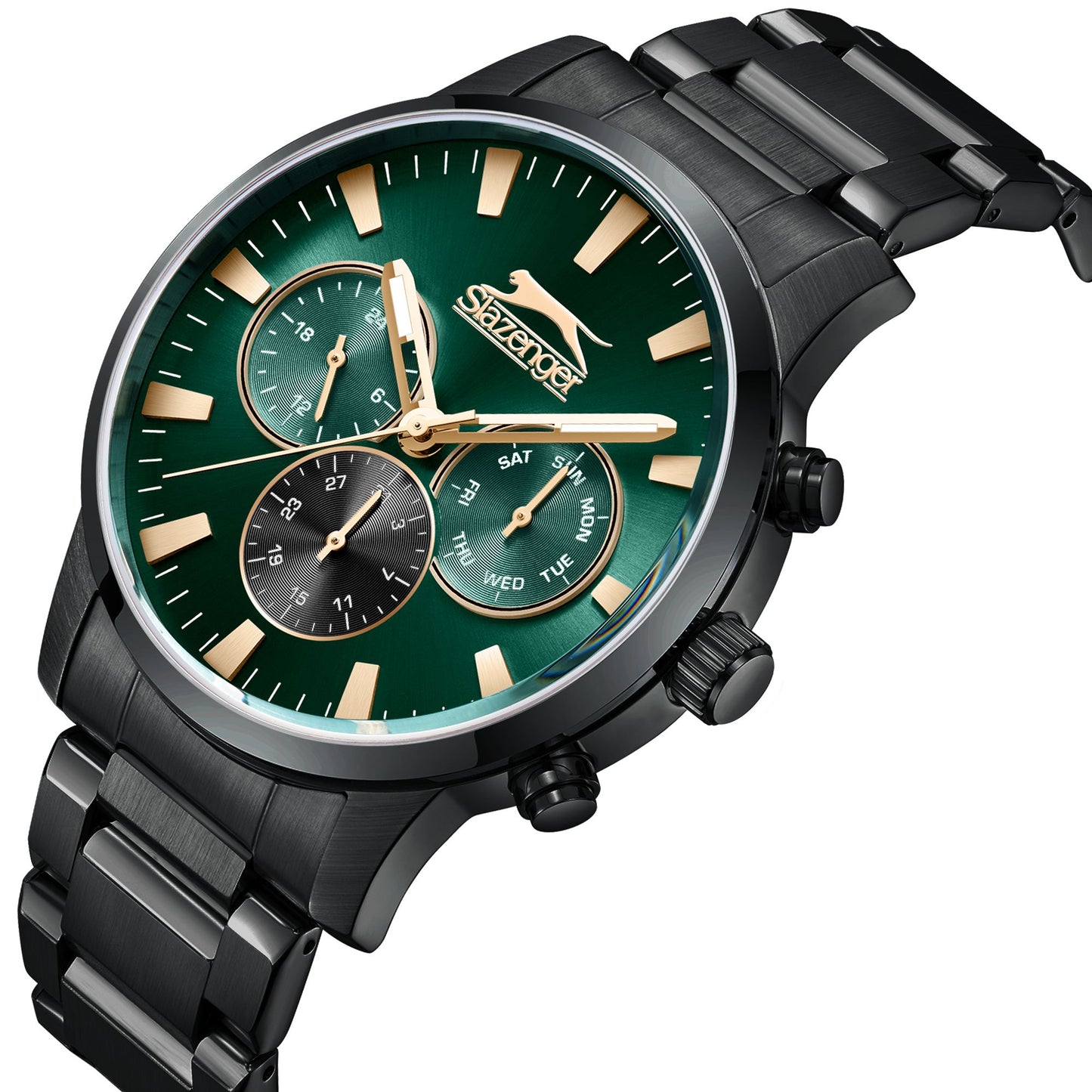 Slazenger - SL.9.2356.2.04 - Stainless Steel Multifunction Watch For Men's