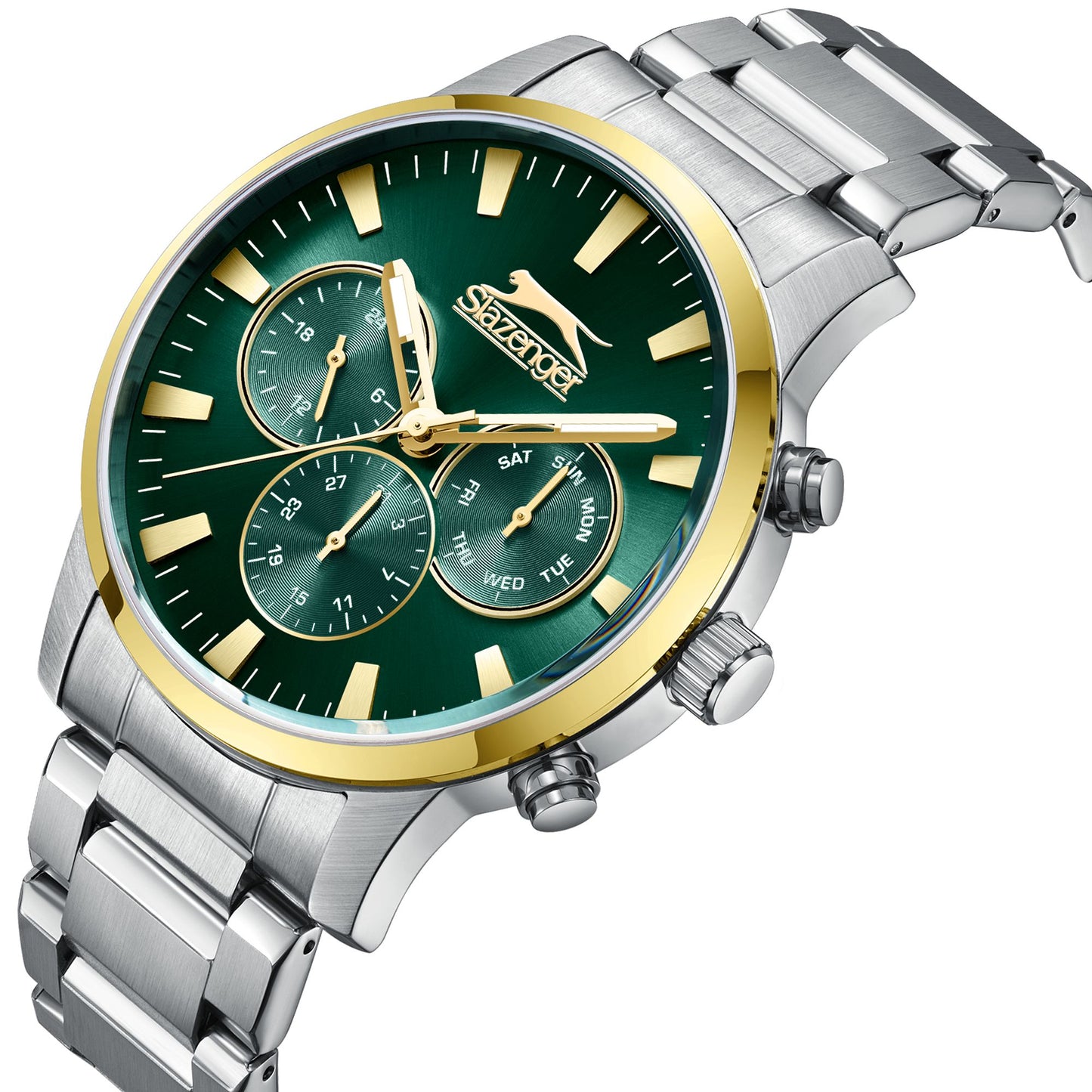 Slazenger - SL.9.2356.2.05 - Stainless Steel Multifunction Watch For Men's