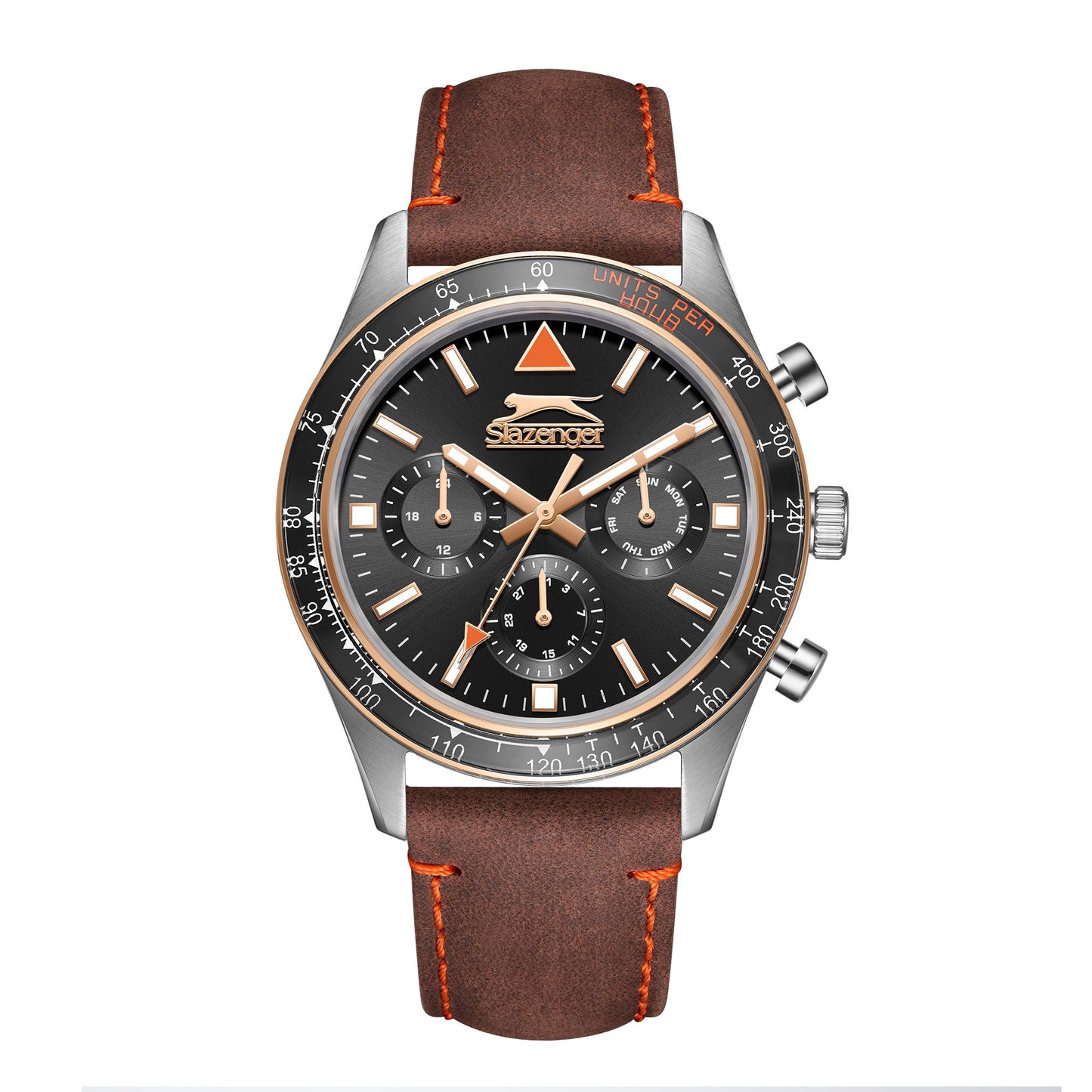 Slazenger - SL.09.2361.2.02 - Leather Gents Wrist watch