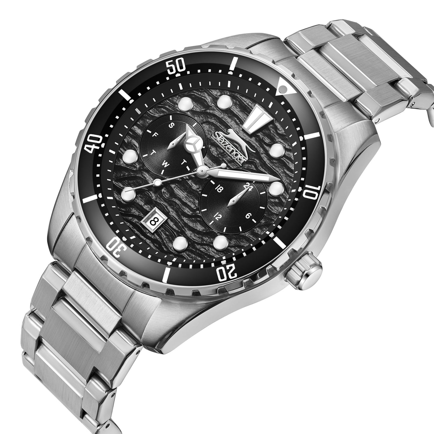 Slazenger - SL.9.2366.2.02 - Stainless Steel Multifunction Watch For Men's