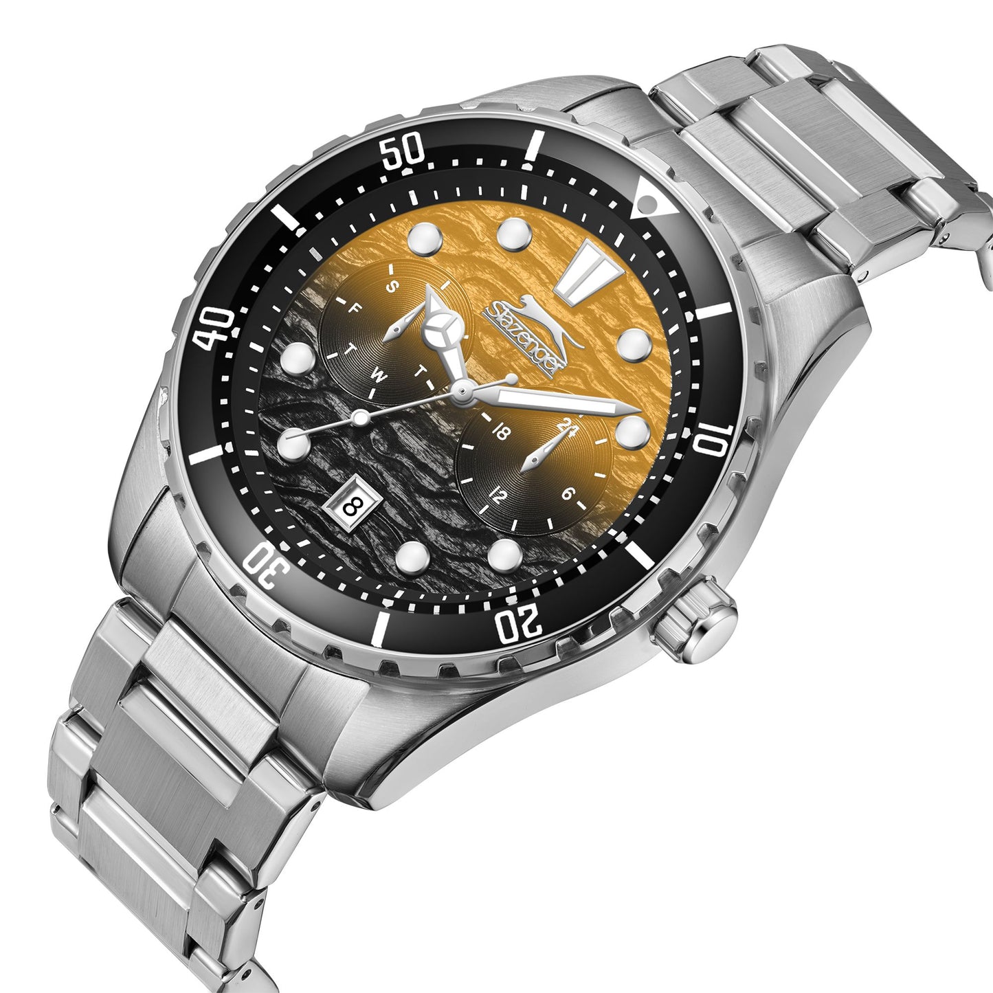 Slazenger - SL.9.2366.2.05 - Stainless Steel Multifunction Watch For Men's