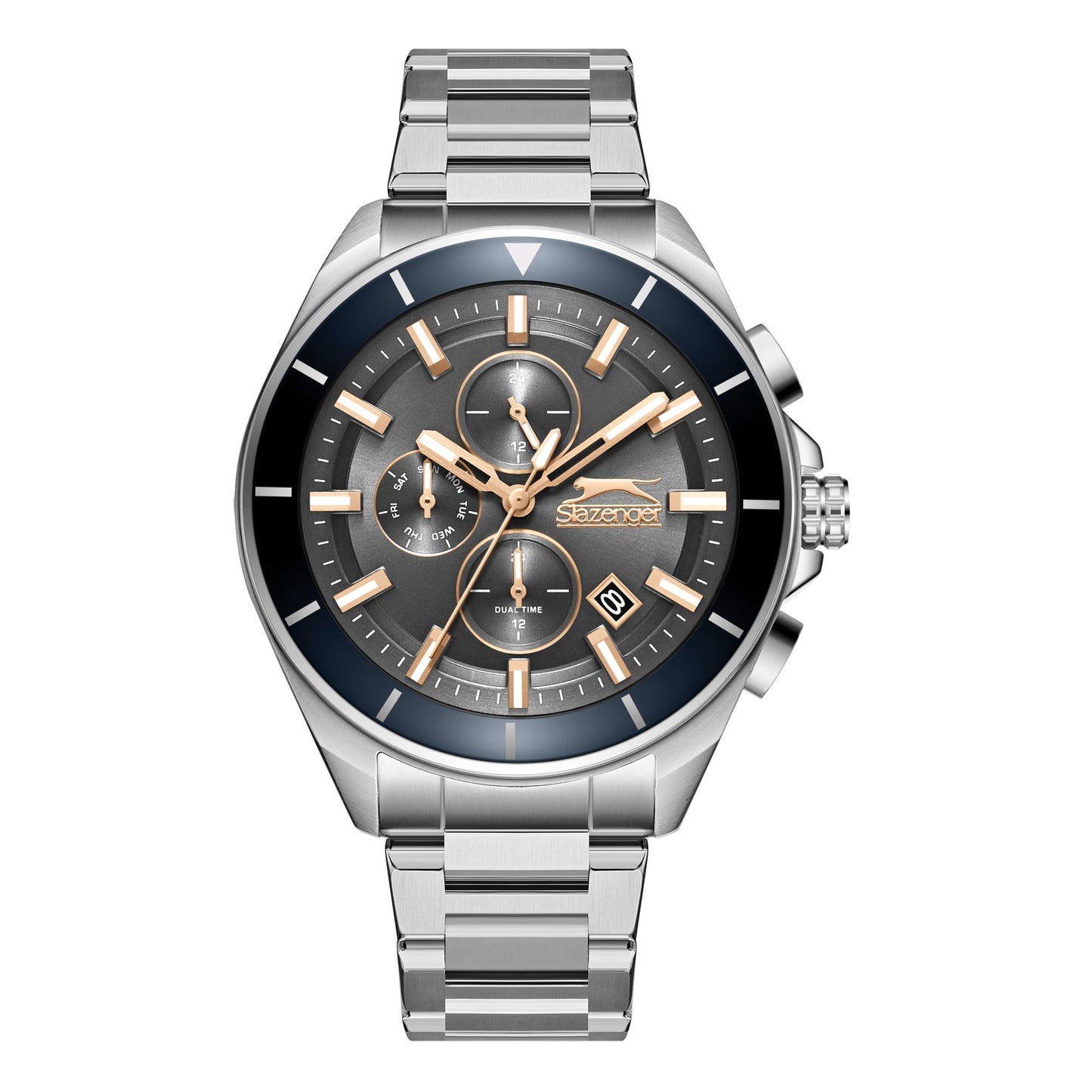 Slazenger - SL.9.2393.2.03 - Stainless Steel Multifunction Watch For Men's