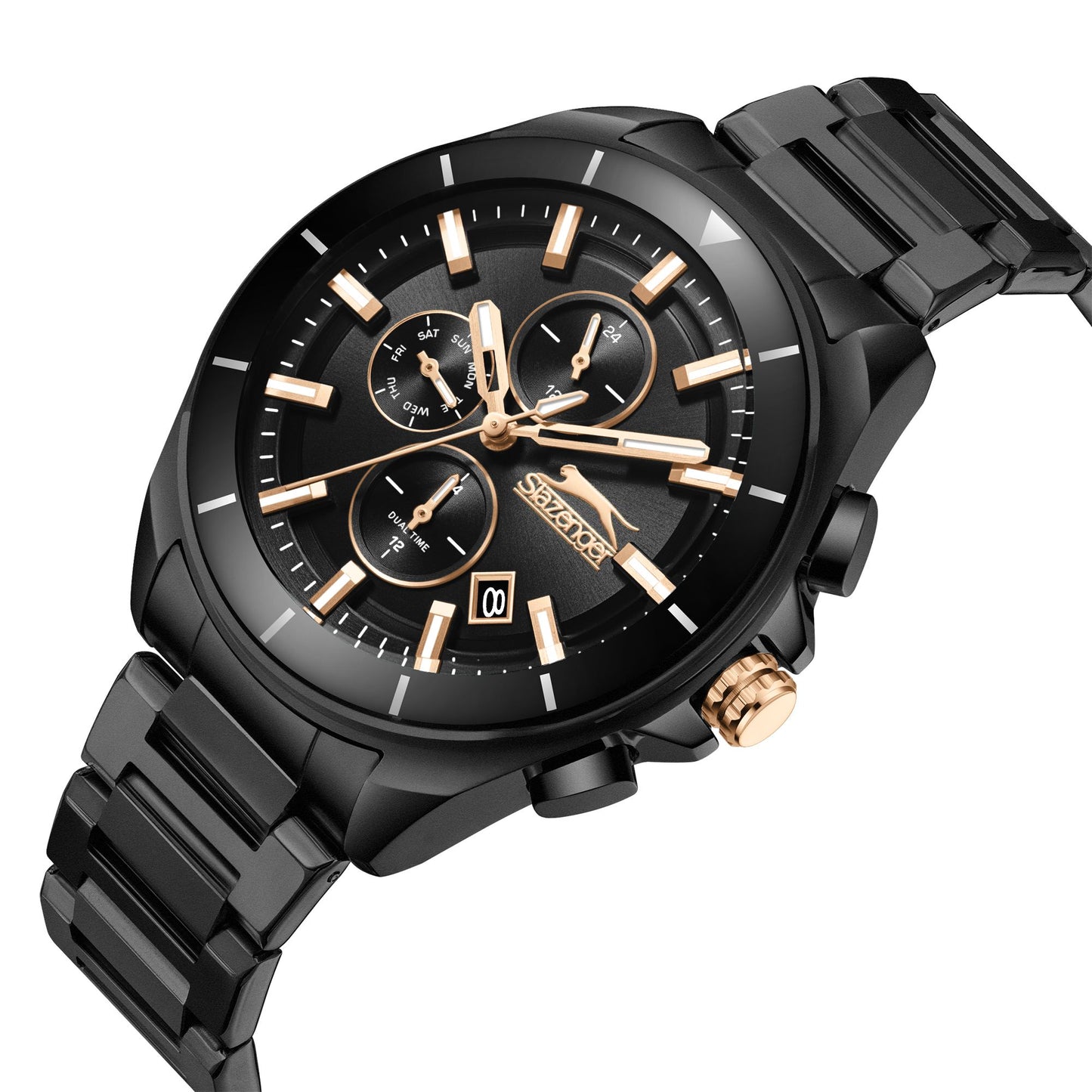 Slazenger - SL.9.2393.2.04 - Stainless Steel Multifunction Watch For Men's