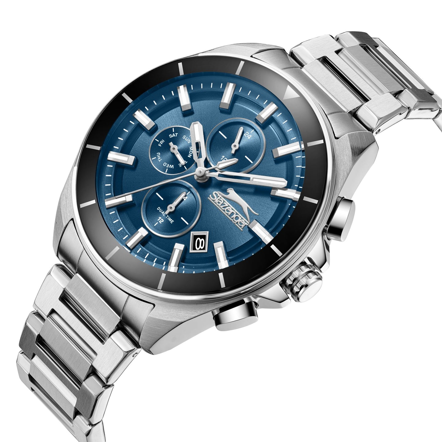 Slazenger - SL.9.2393.2.07 - Stainless Steel Multifunction Watch For Men's