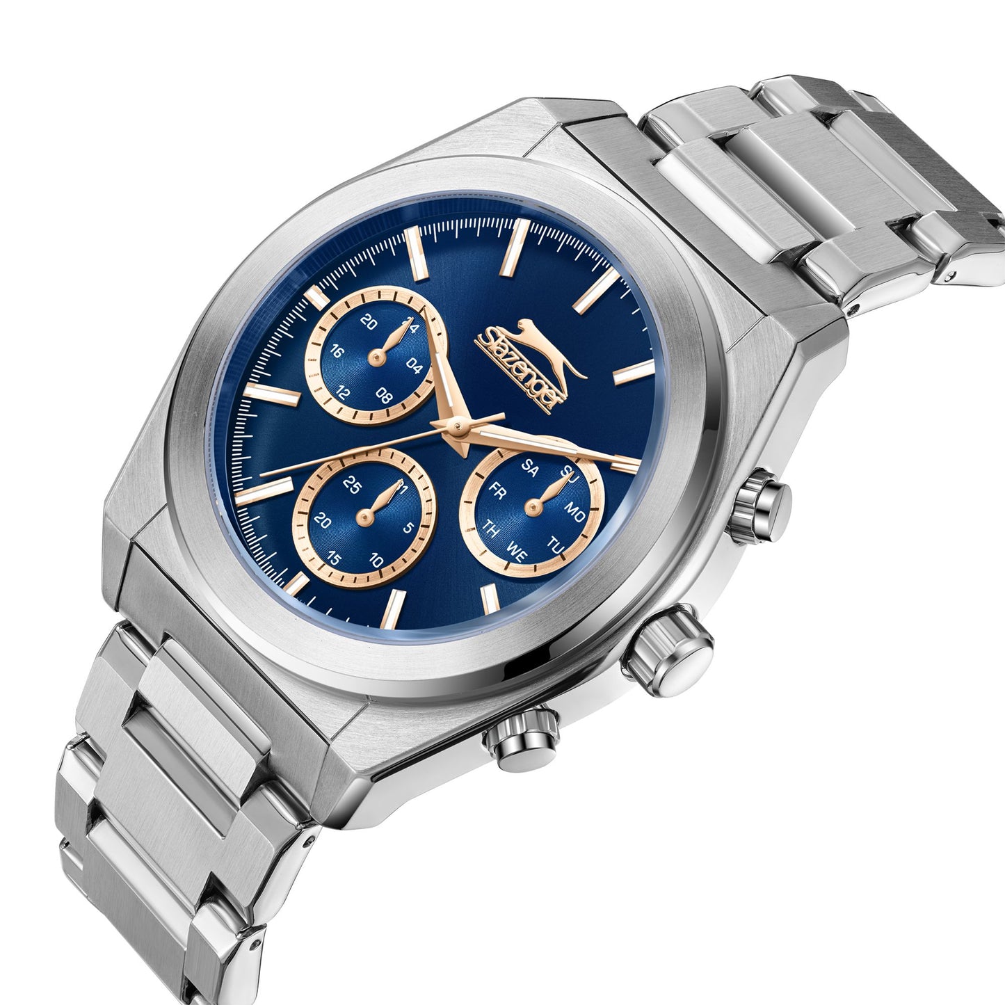 Slazenger - SL.9.2394.2.05 - Stainless Steel Multifunction Watch For Men's