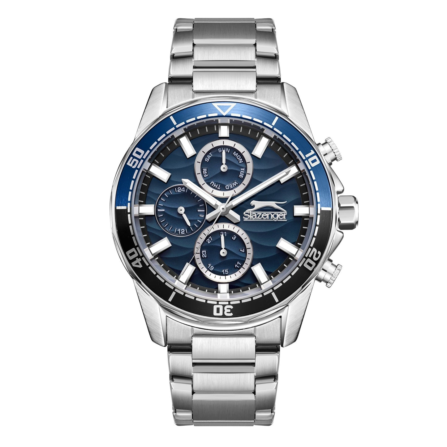 Slazenger - SL.9.2396.2.01 - Stainless Steel Multifunction Watch For Men's