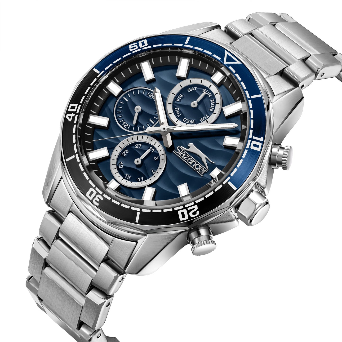 Slazenger - SL.9.2396.2.01 - Stainless Steel Multifunction Watch For Men's