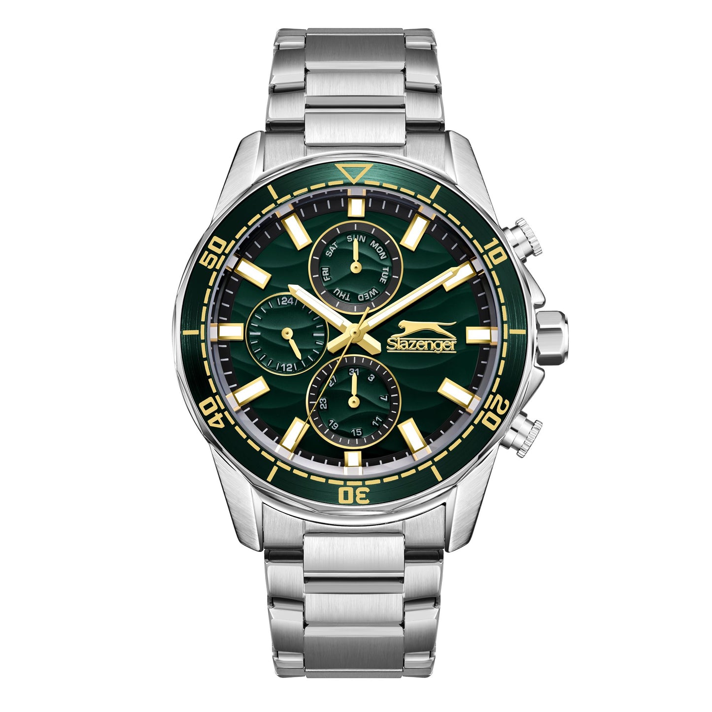 Slazenger - SL.9.2396.2.04 - Stainless Steel Multifunction Watch For Men's