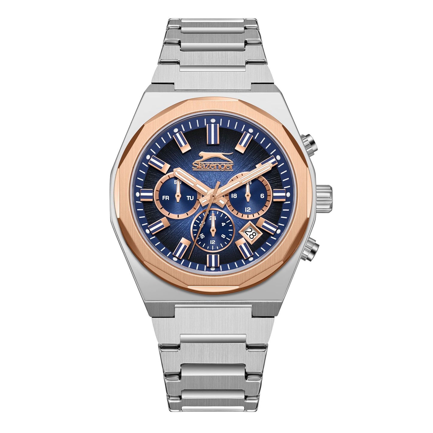 Slazenger - SL.9.2398.2.02 - Stainless Steel Multifunction Watch For Men's