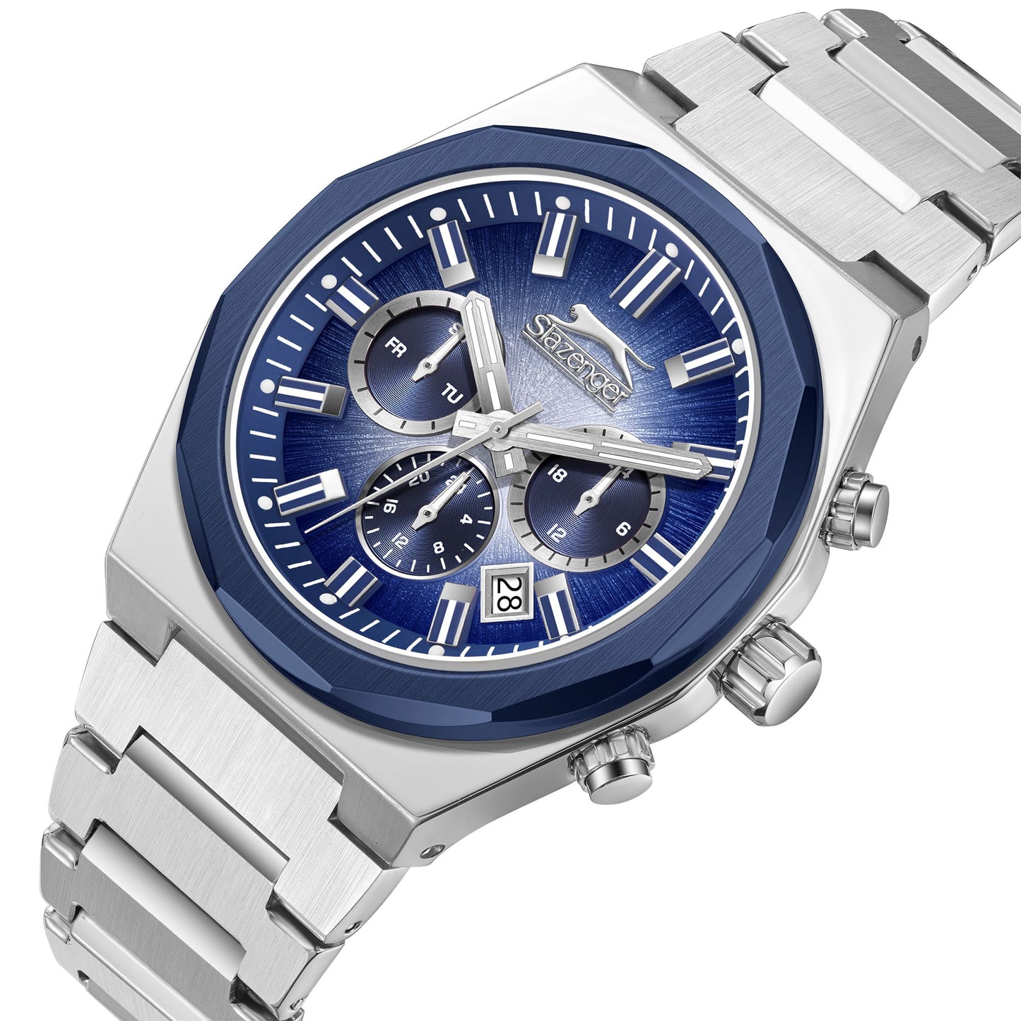 Slazenger - SL.9.2398.2.04 - Stainless Steel Multifunction Watch For Men's