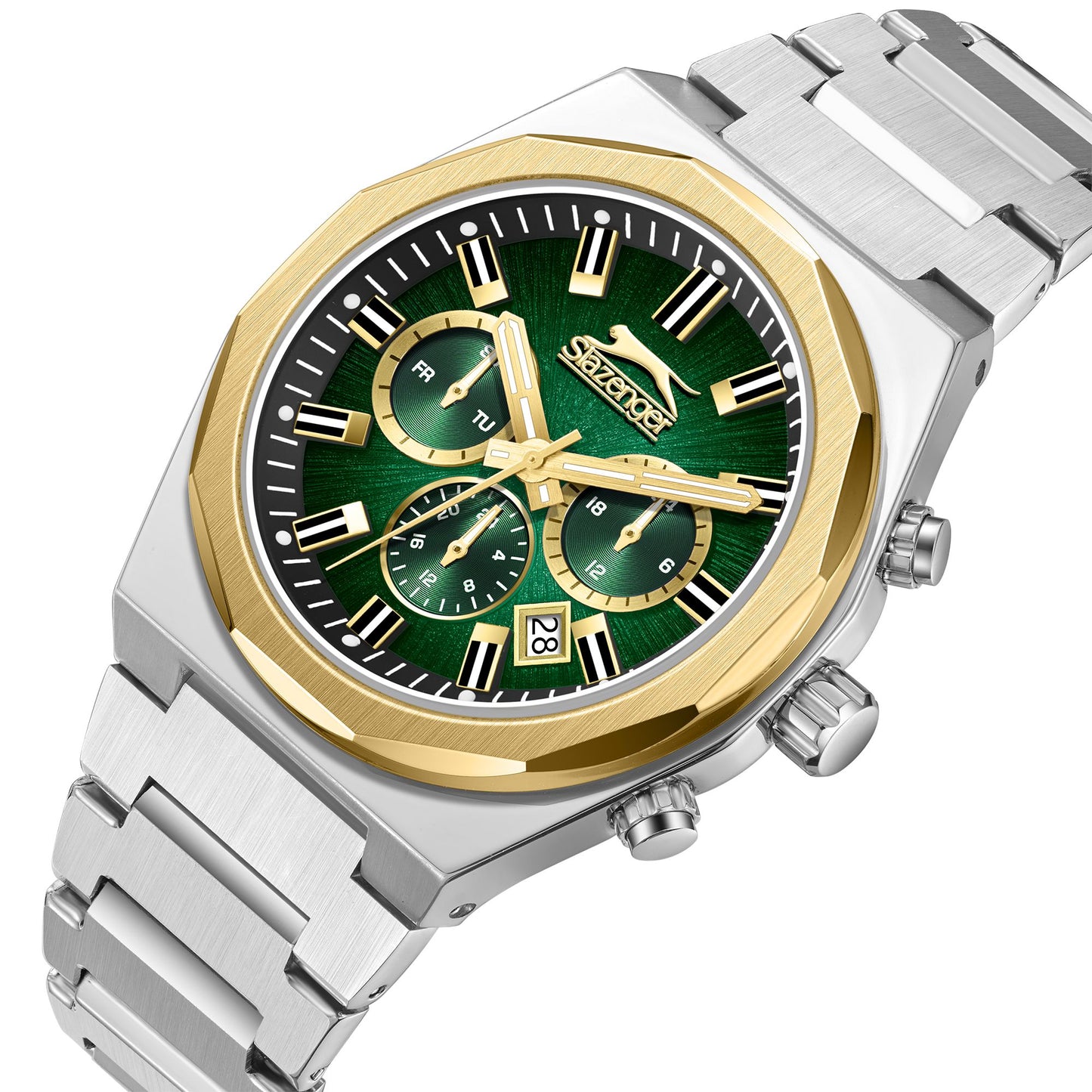 Slazenger - SL.9.2398.2.05 - Stainless Steel Multifunction Watch For Men's