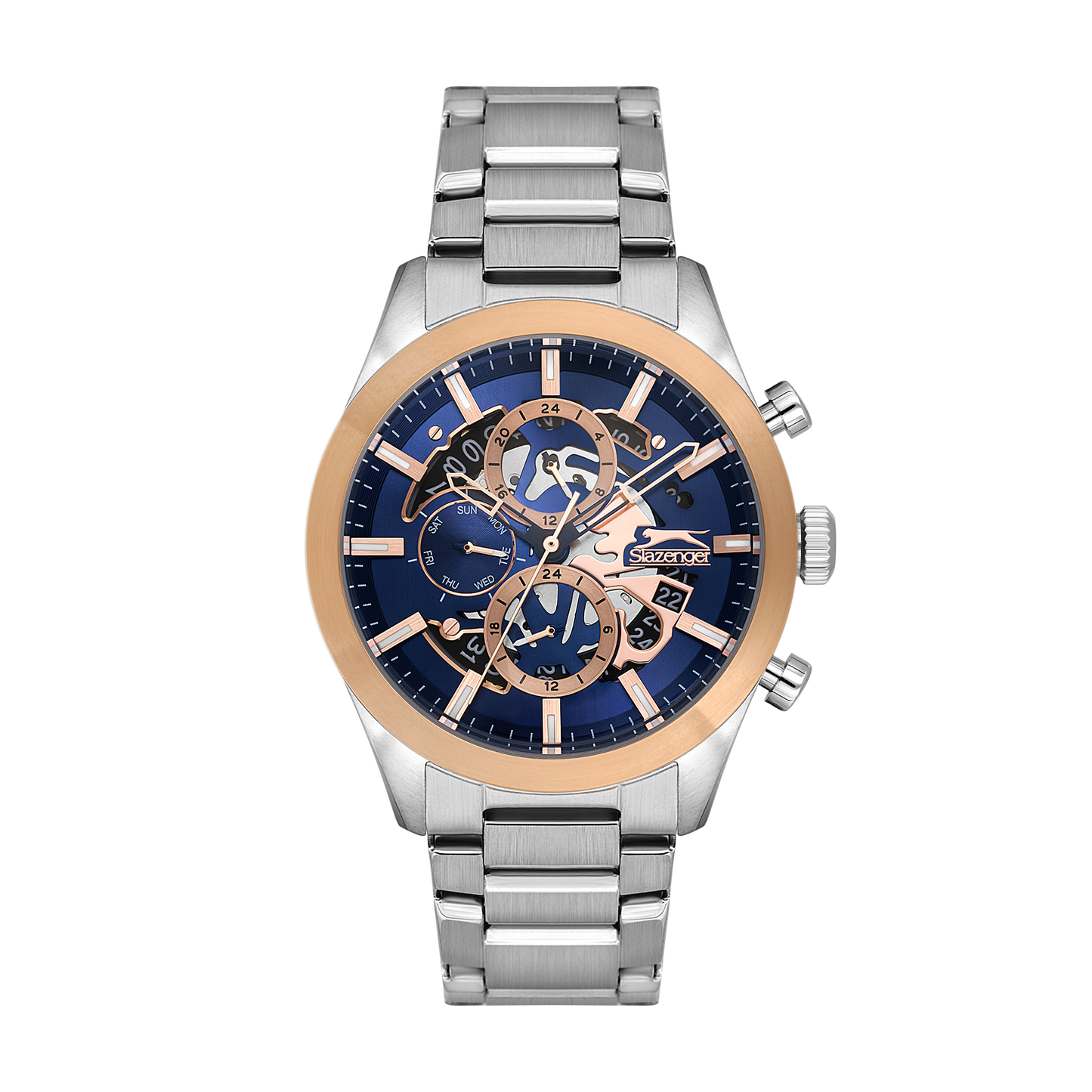 Slazenger - SL.9.2399.2.04 - Stainless Steel Multifunction Watch For Men's
