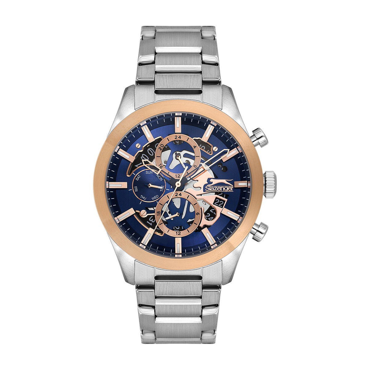 Slazenger - SL.9.2399.2.04 - Stainless Steel Multifunction Watch For Men's - Nizam Watch House