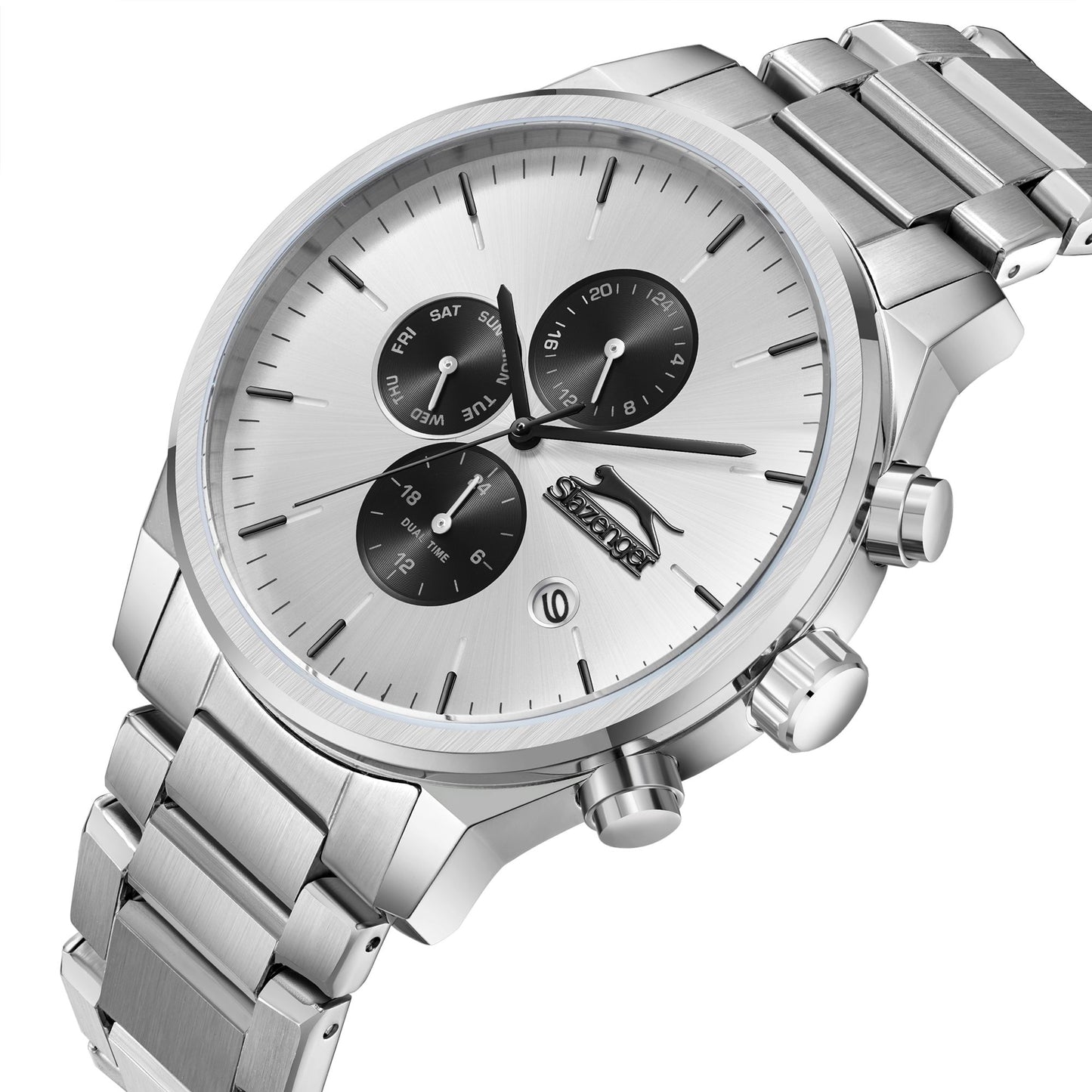 Slazenger - SL.9.2400.2.01 - Stainless Steel Multifunction Watch For Men's