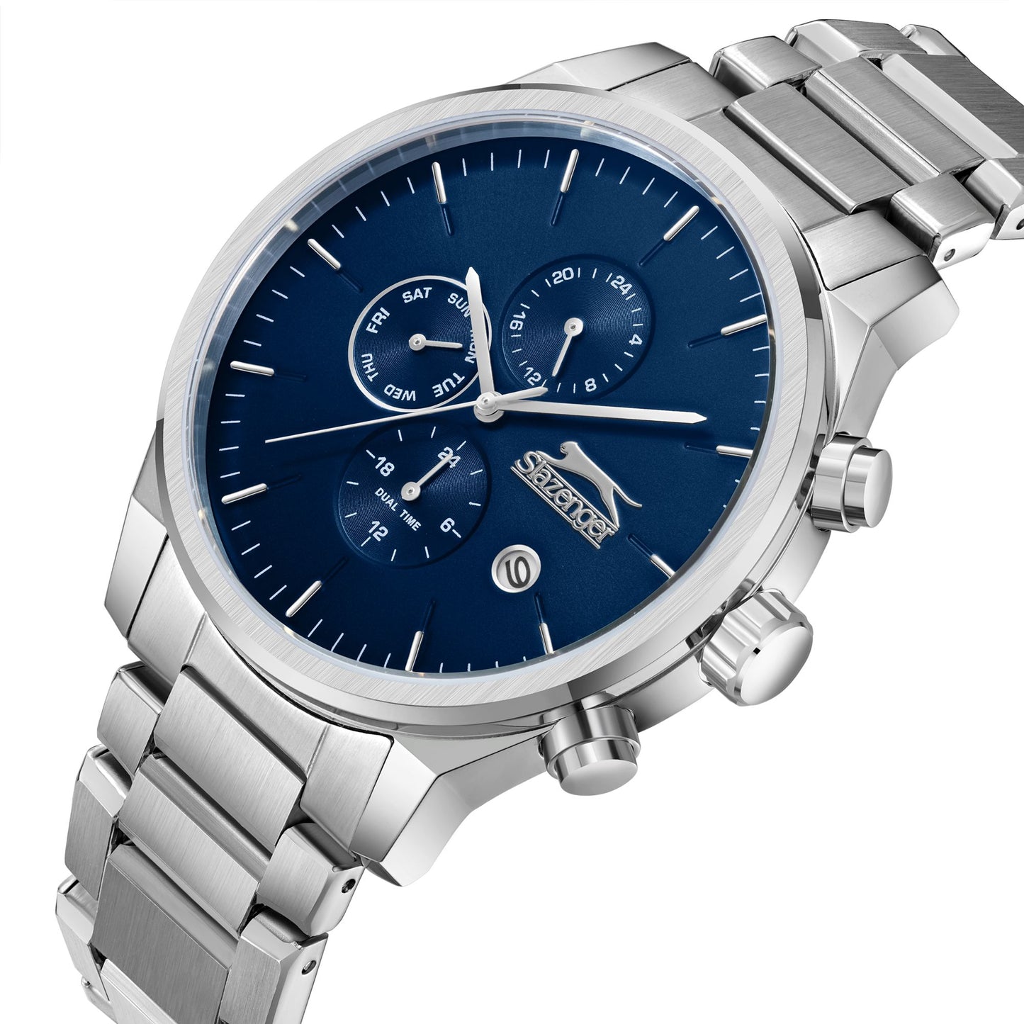 Slazenger - SL.9.2400.2.02 - Stainless Steel Multifunction Watch For Men's