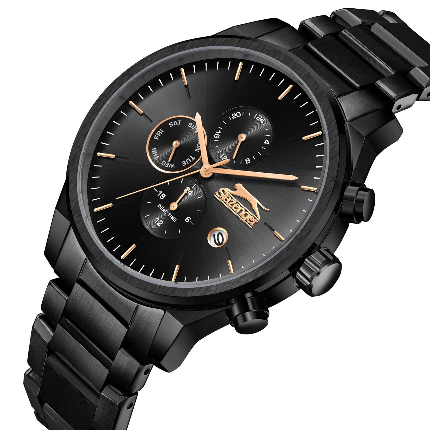 Slazenger - SL.9.2400.2.04 - Stainless Steel Multifunction Watch For Men's