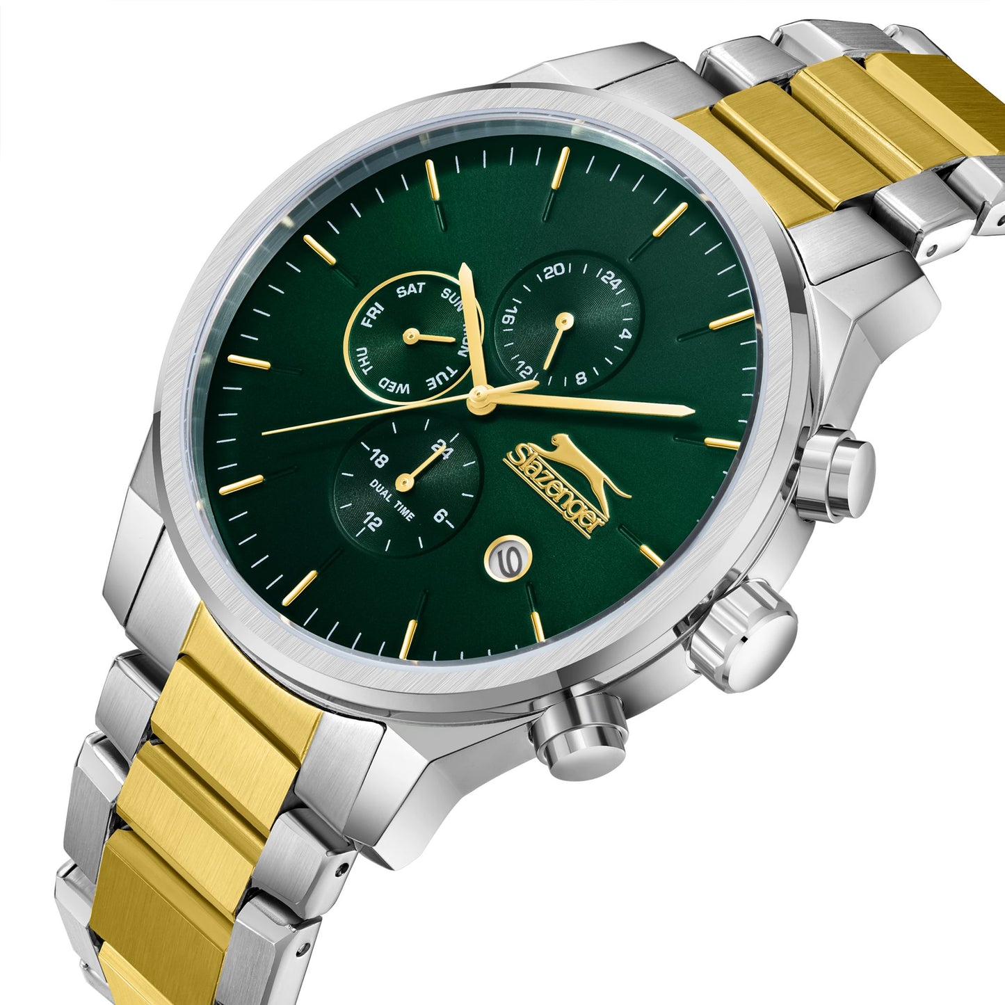 Slazenger - SL.9.2400.2.05 - Stainless Steel Multifunction Watch For Men's